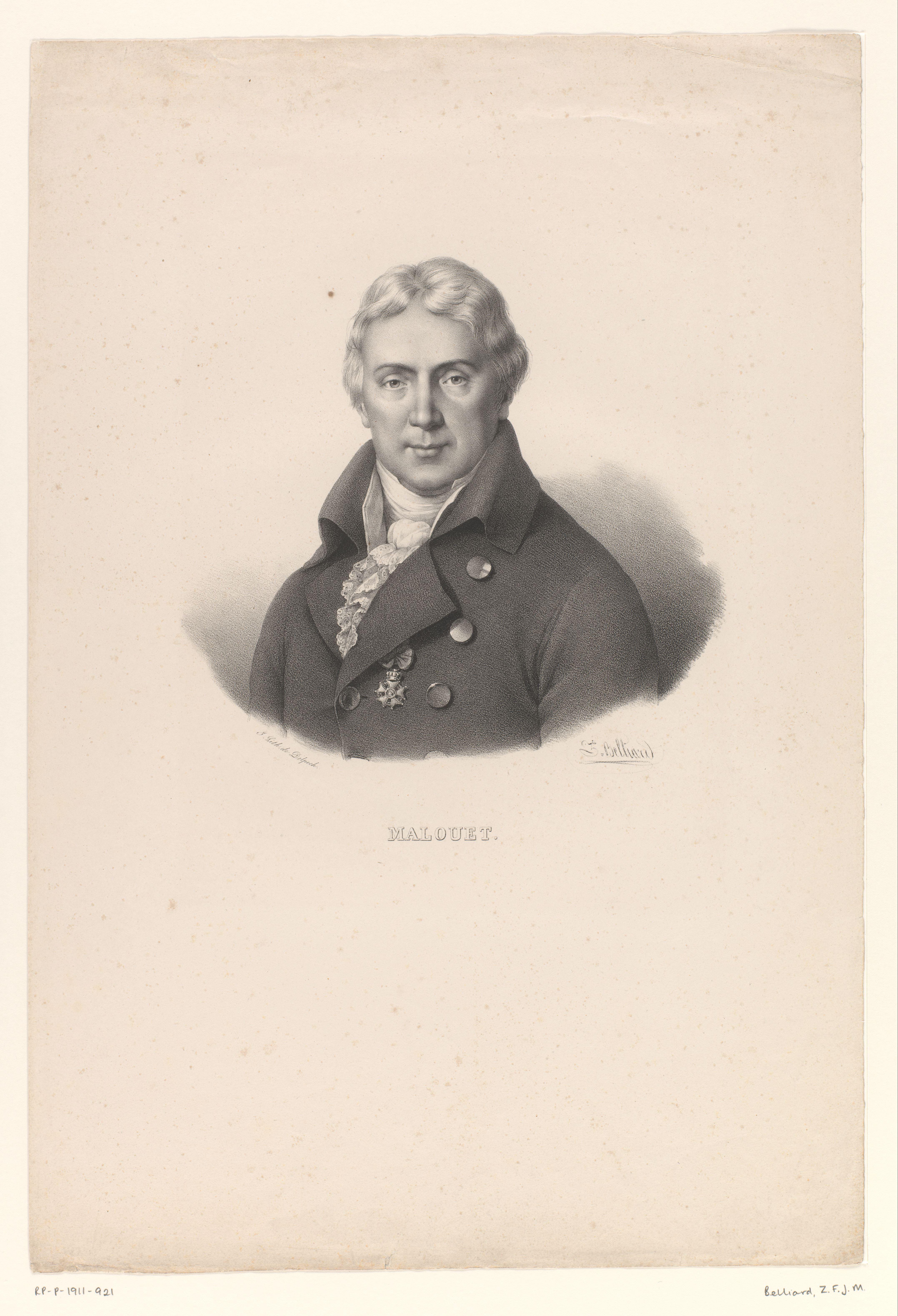 Portret van de politicus Pierre-Victor Malouet