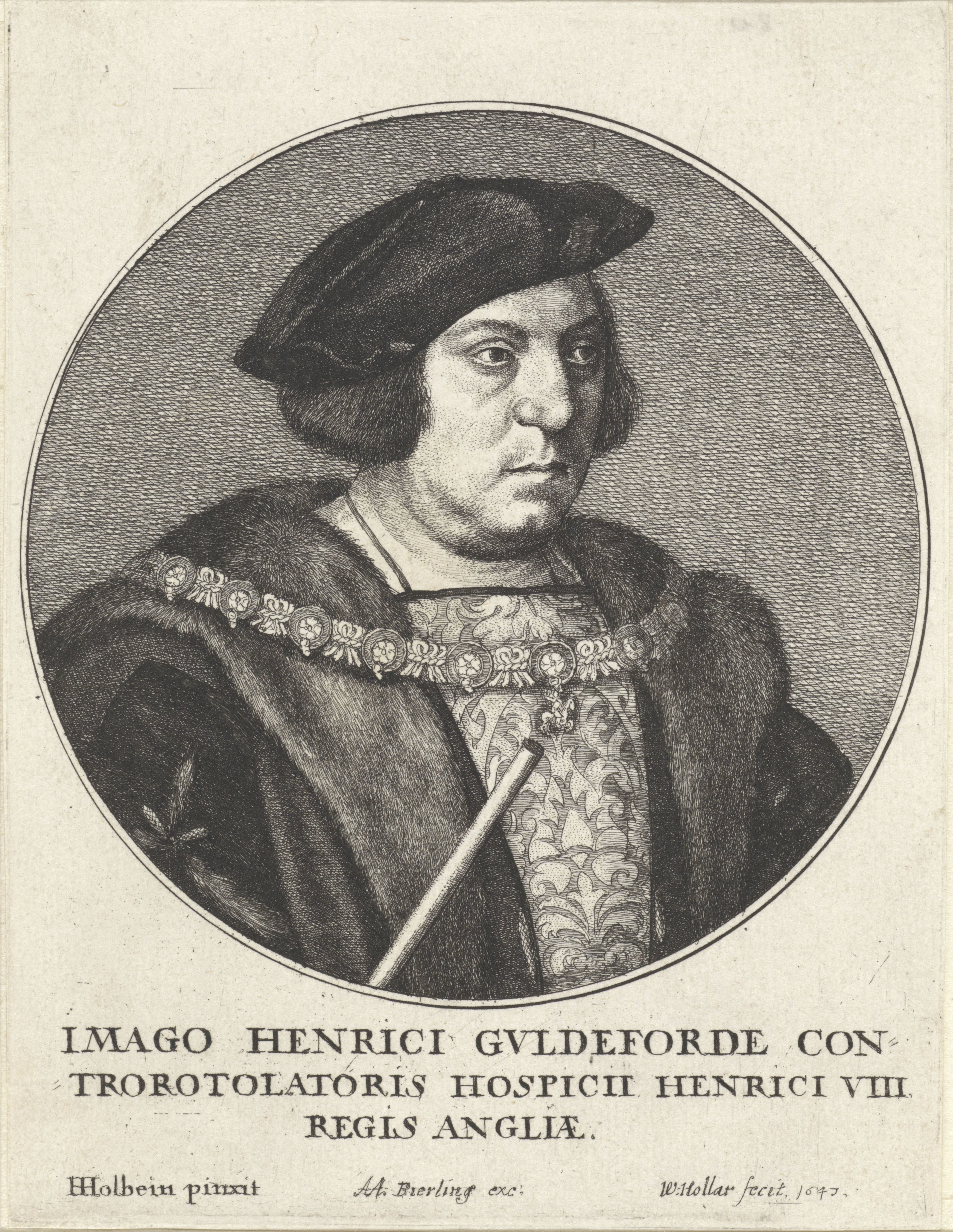 Portret van Sir Henry Guildford