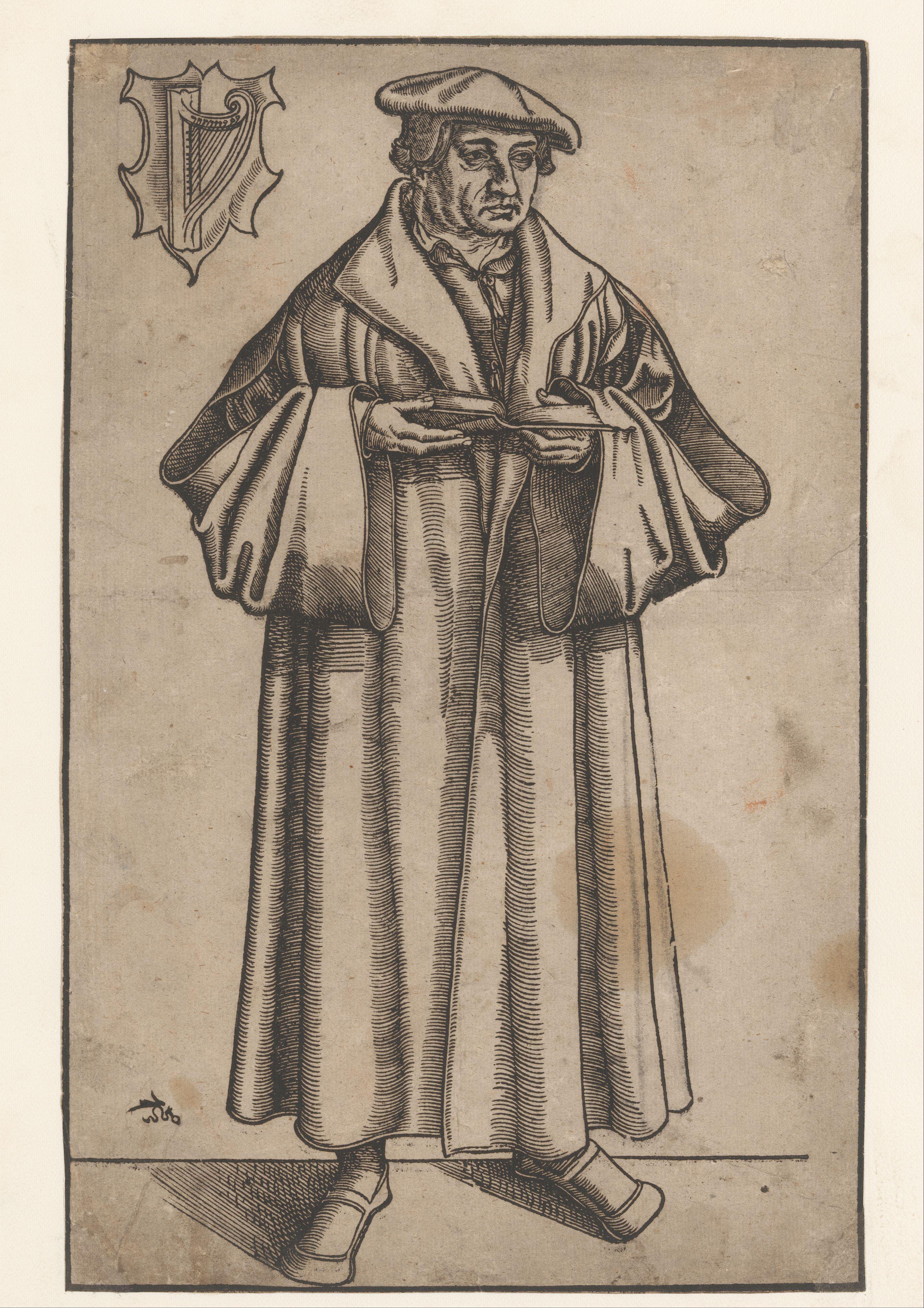 Portret van Johannes Bugenhagen