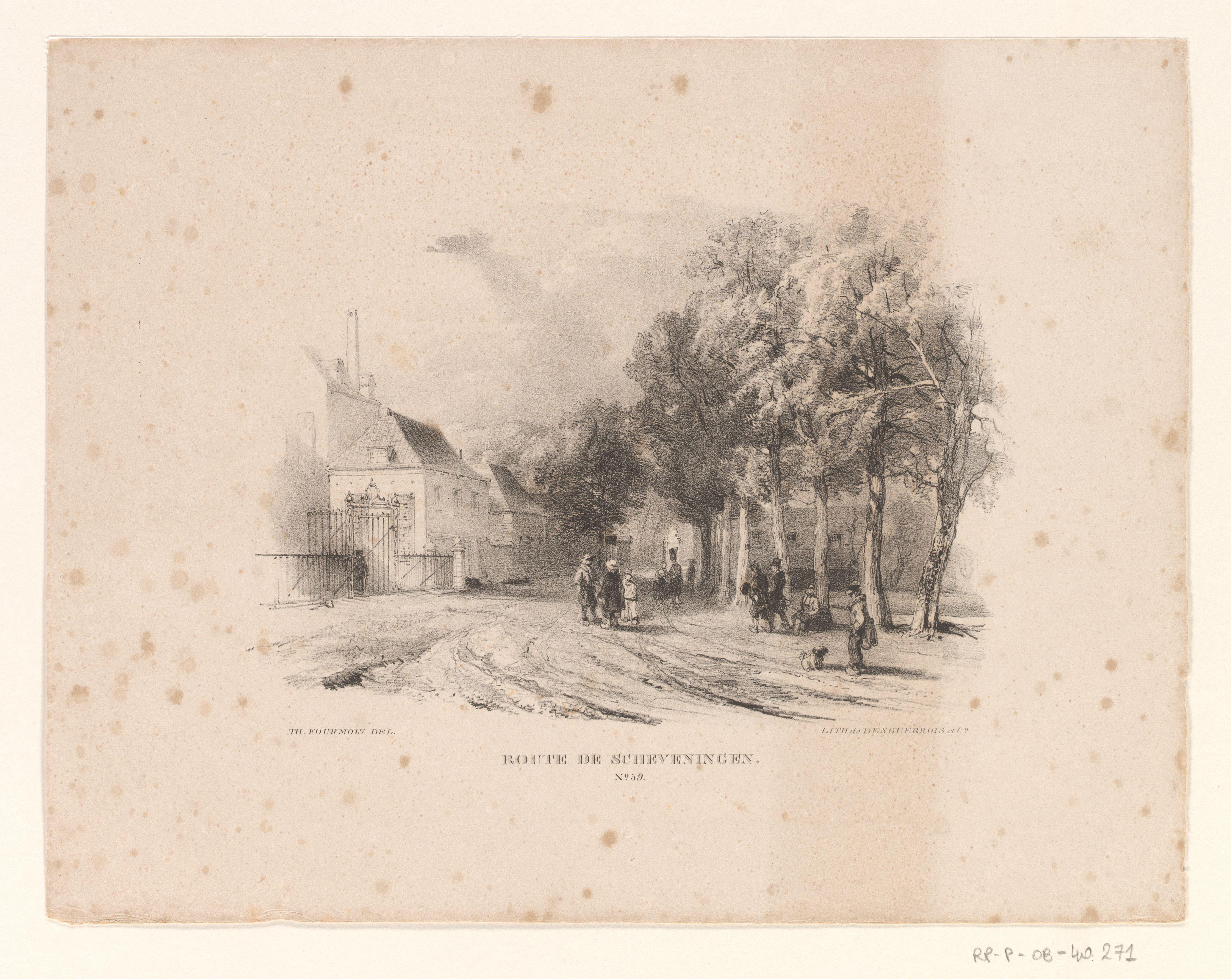 Gezicht op de Scheveningseweg