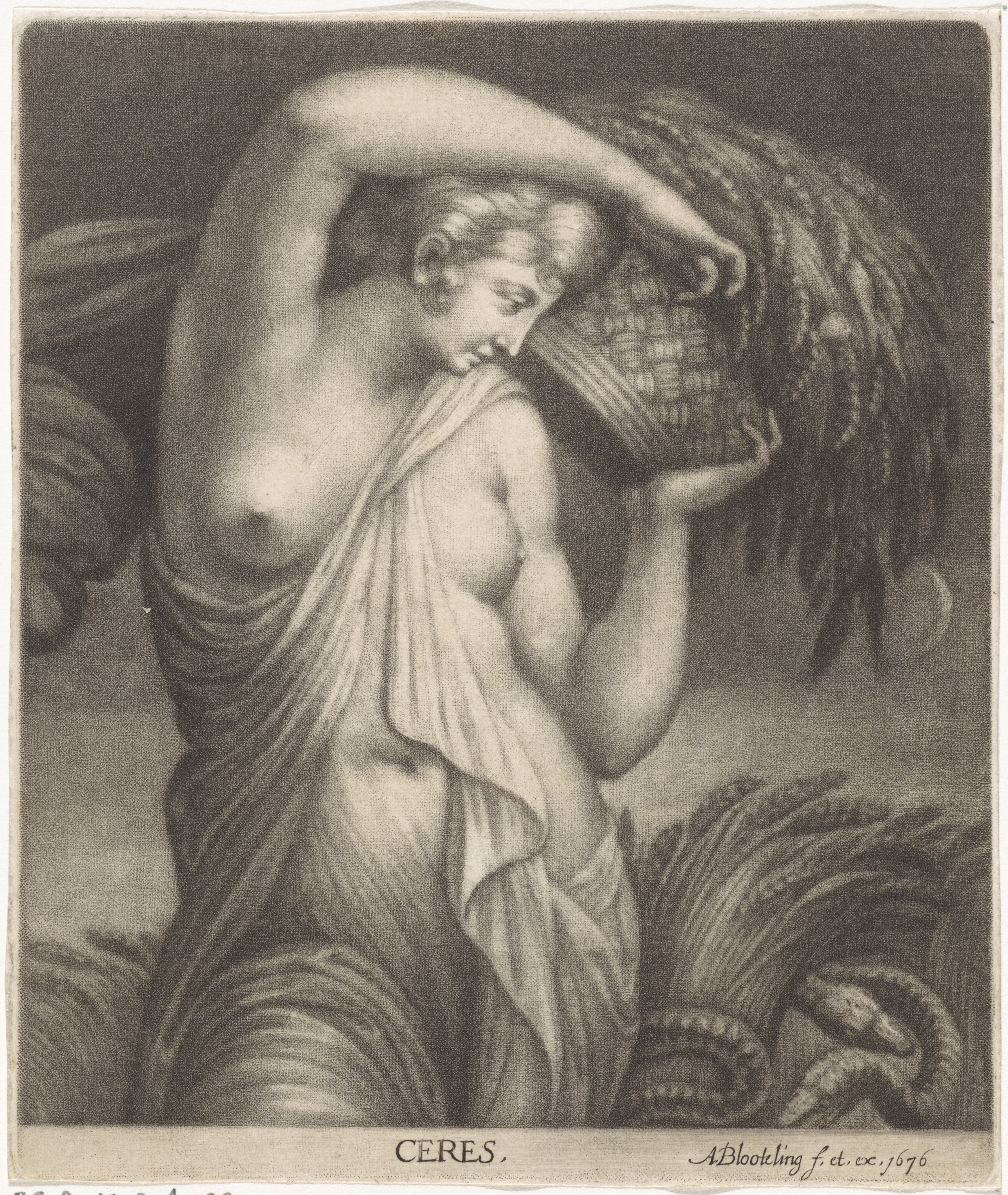 Ceres in een korenveld