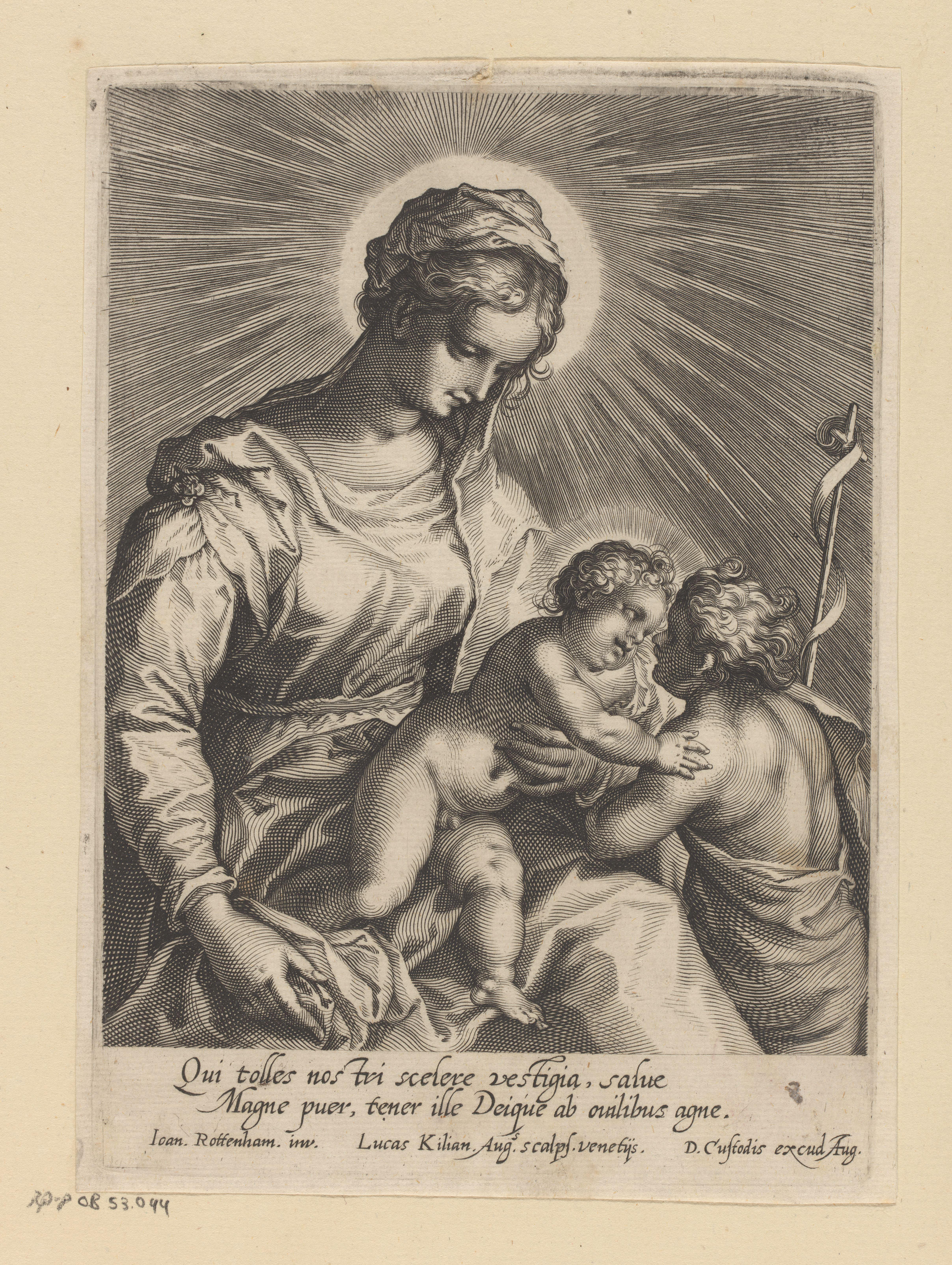 Maria met kind en Johannes de Doper