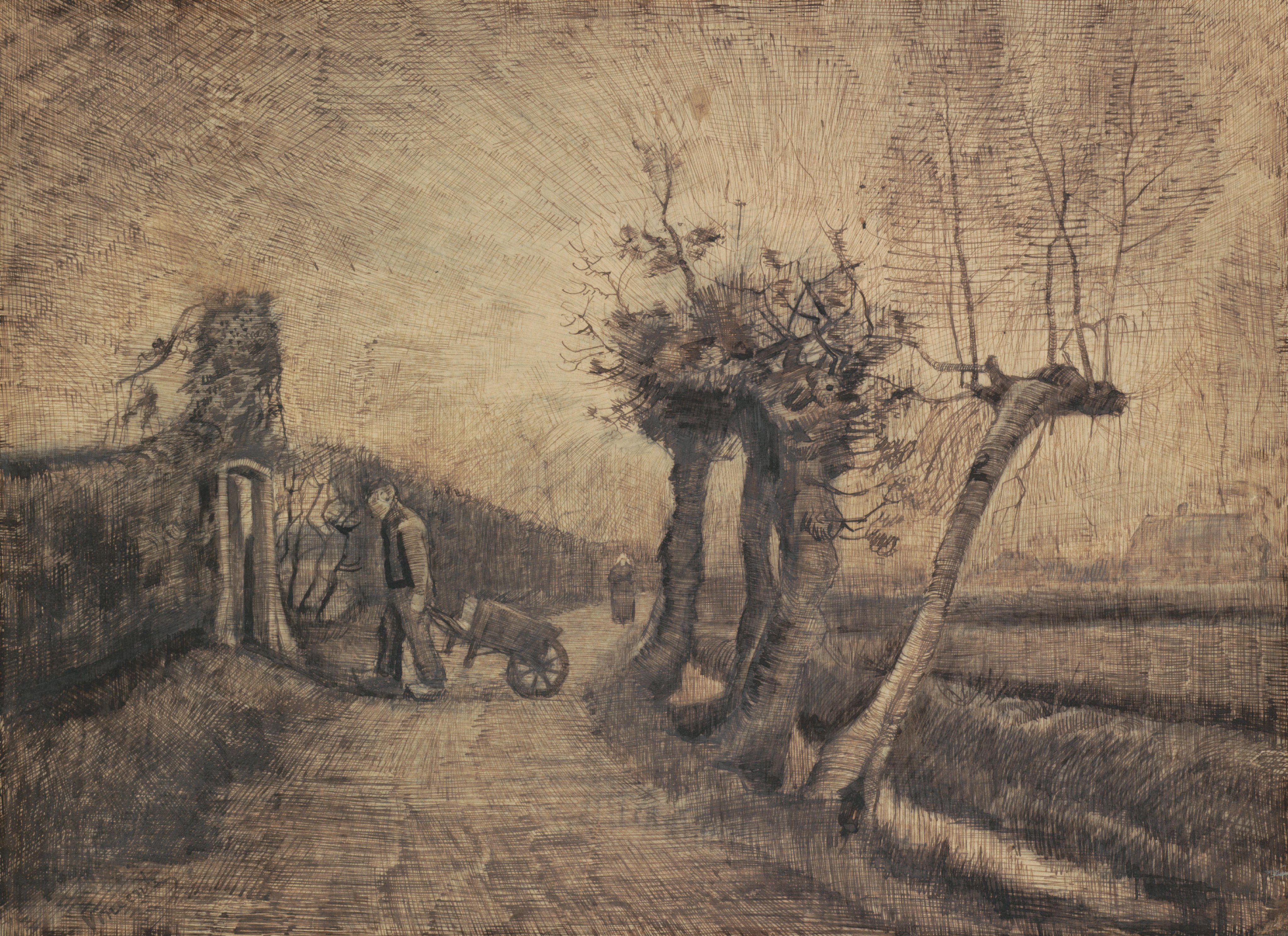 Road behind the Parsonage Garden in Nuenen