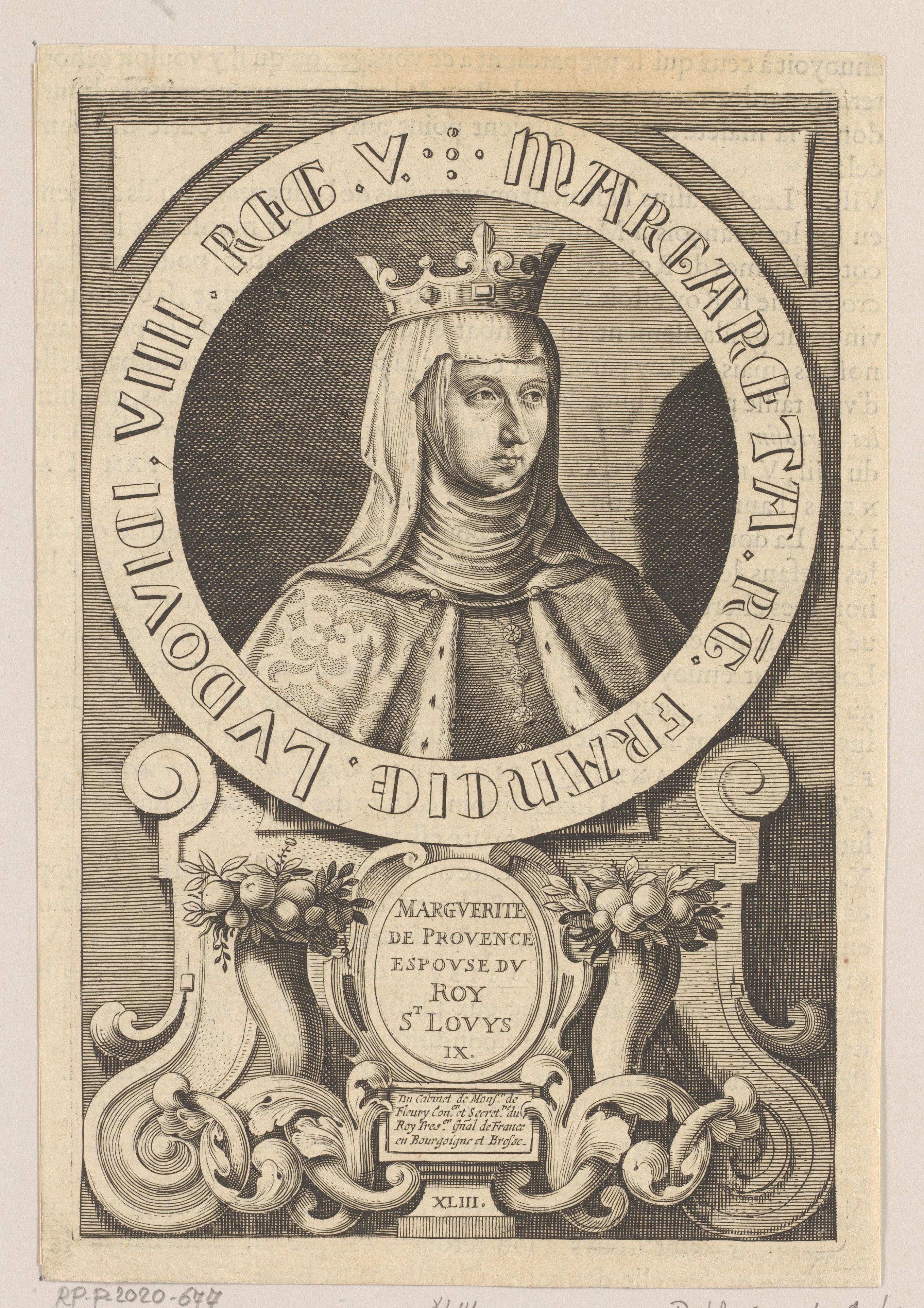 Portret van Margaretha van Provence