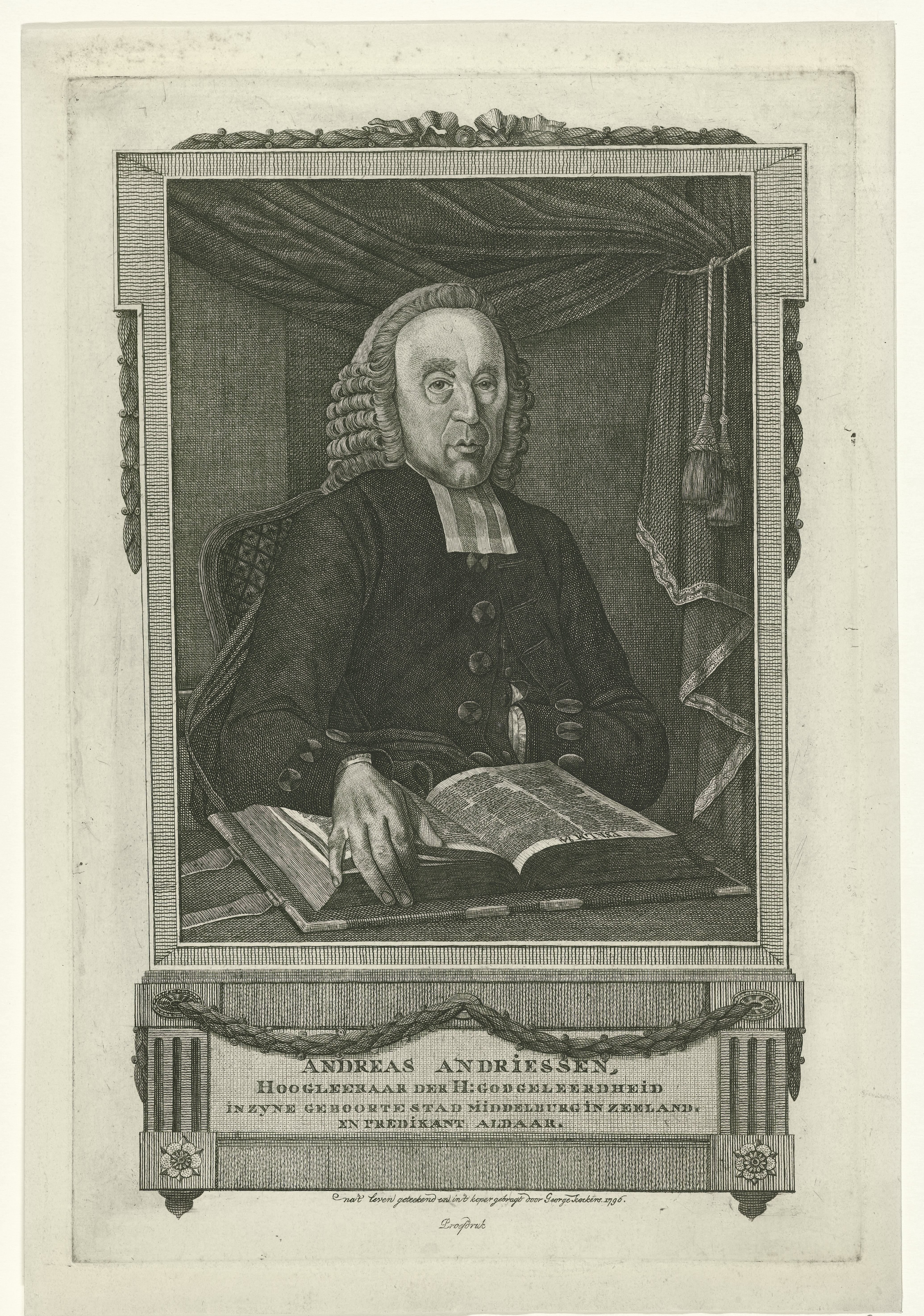 Portret van Andreas Andriessen