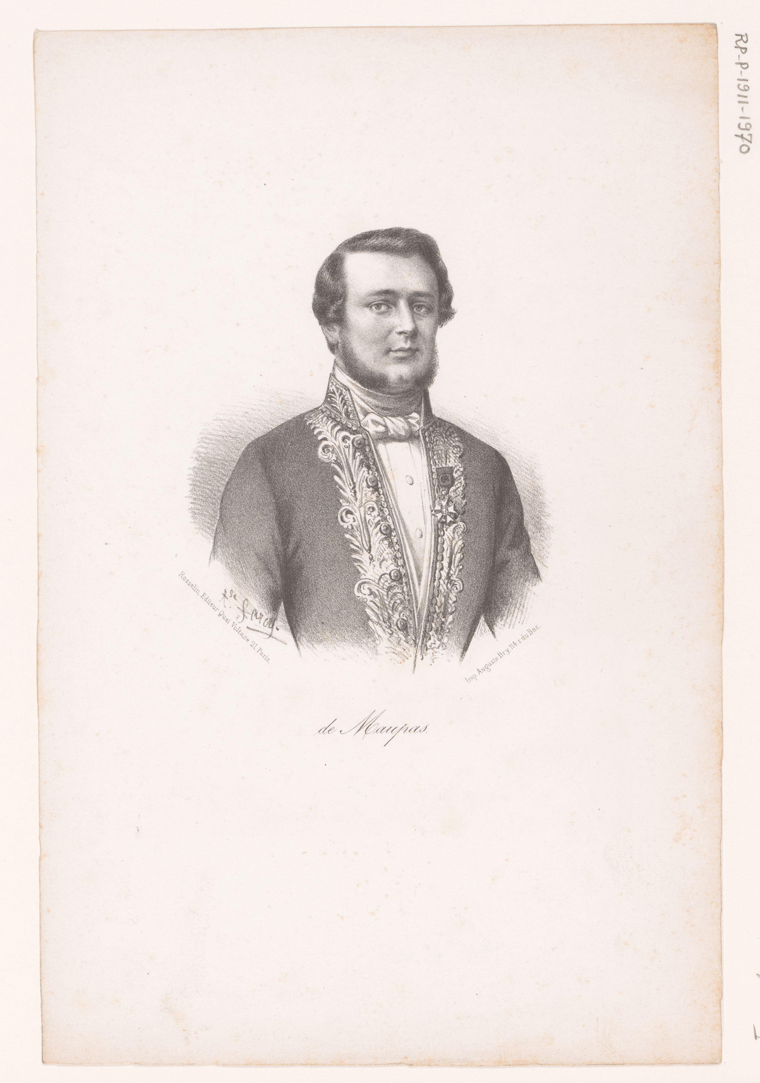Portret van Charlemagne de Maupas