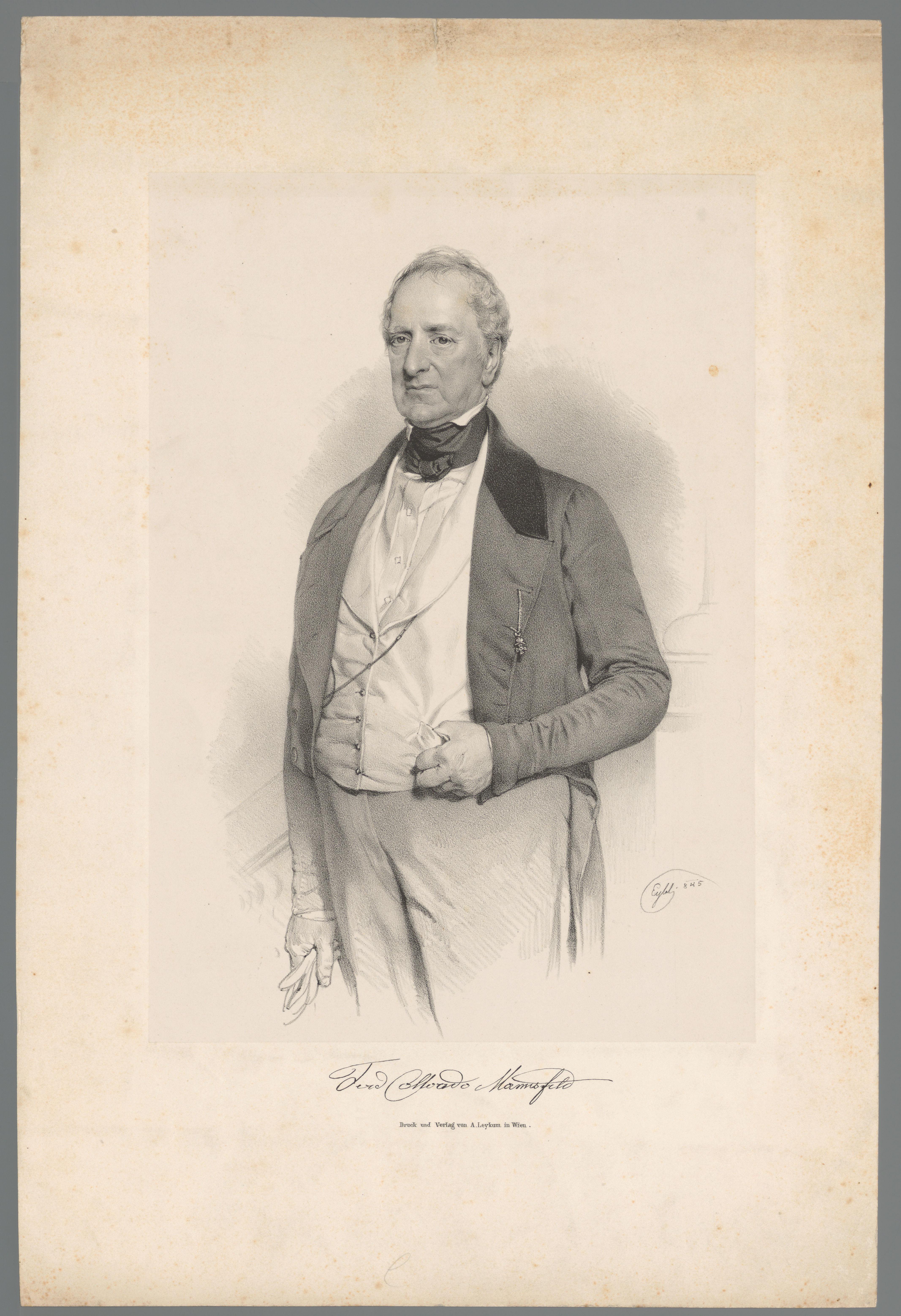 Portret van Ferdinand von Colloredo-Mannsfeld