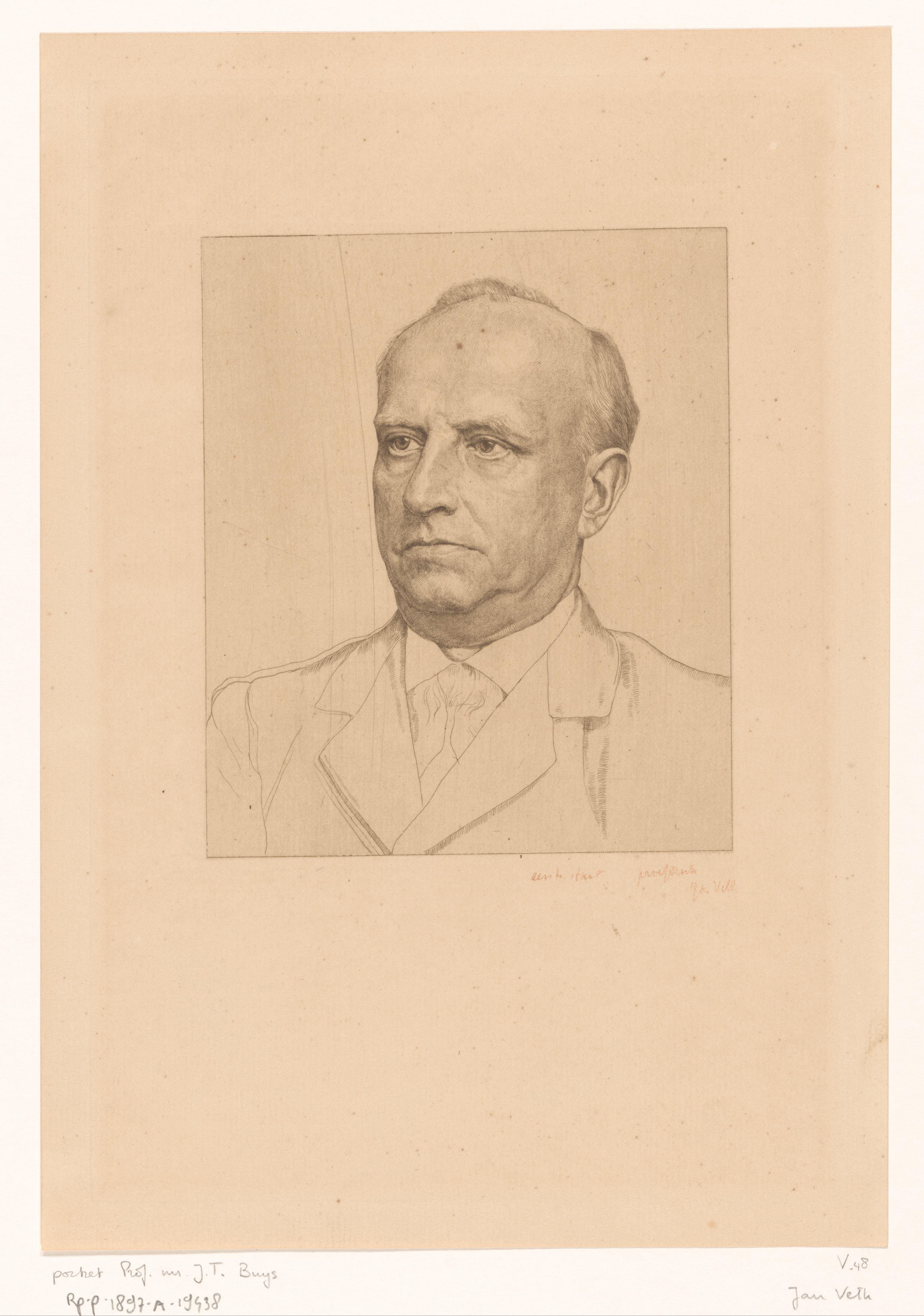 Portret van Johannes Theodoor Buys