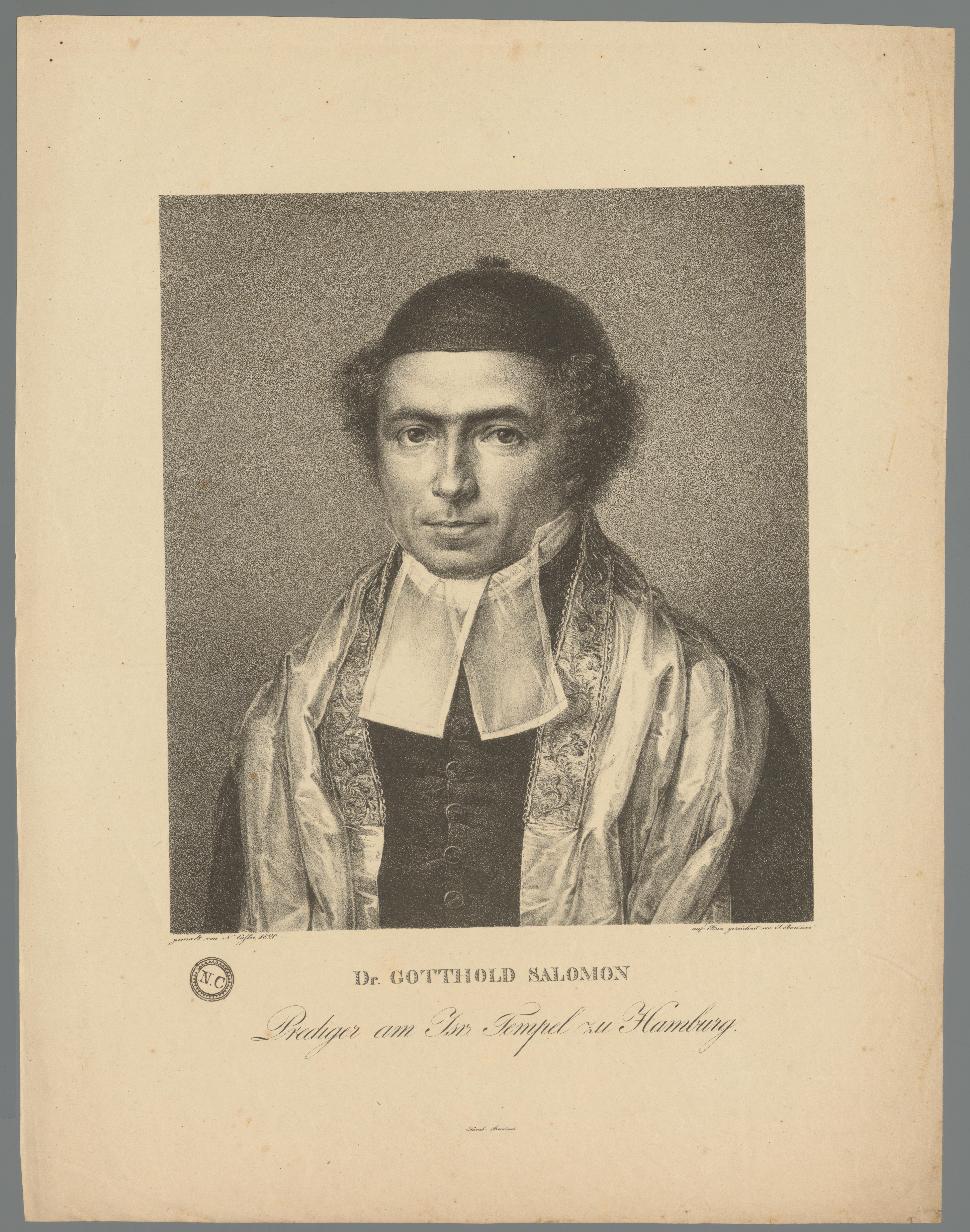 Portret van Gotthold Salomon