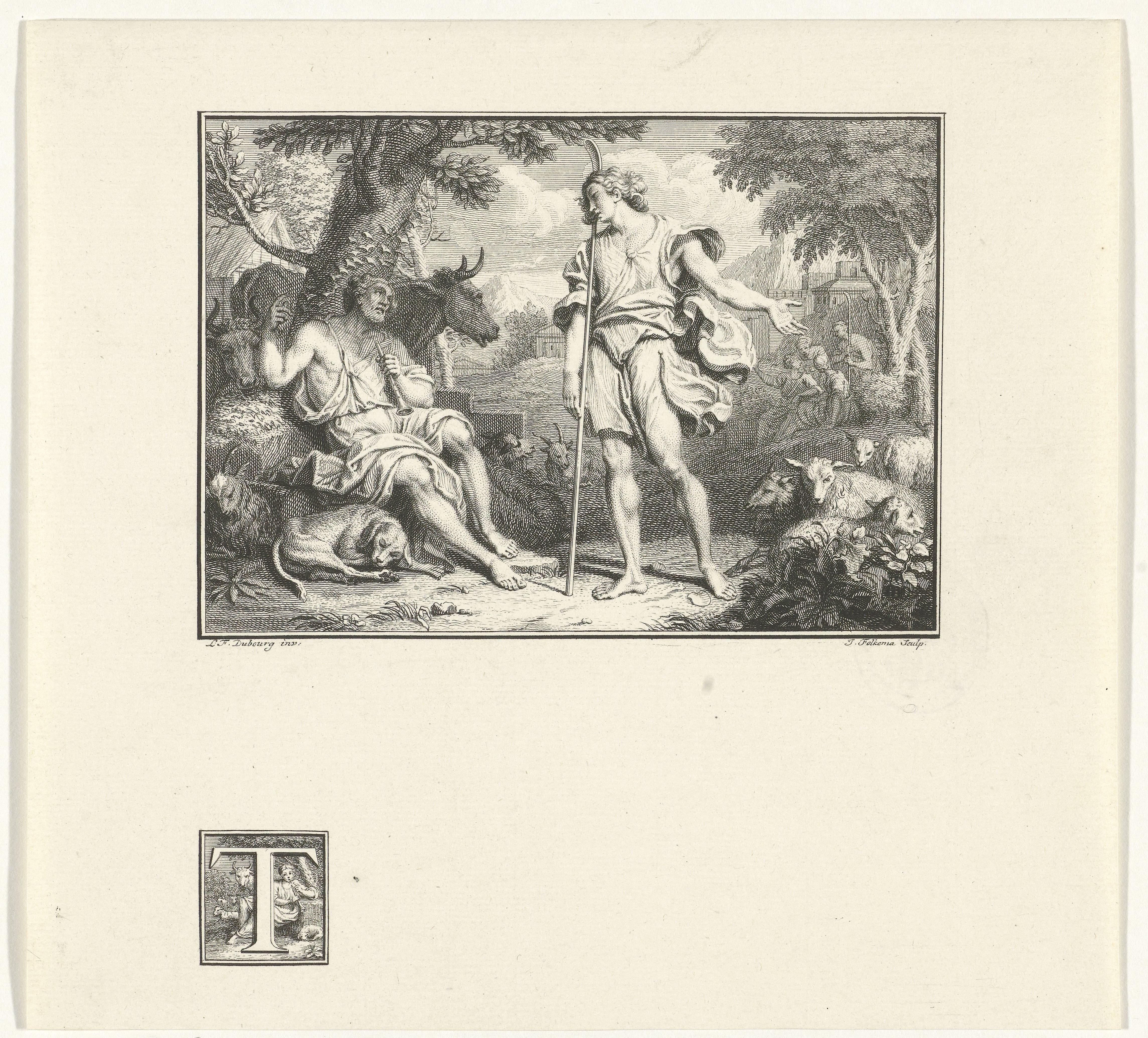 Dialoog tussen de herders Tityrus en Meliboeus