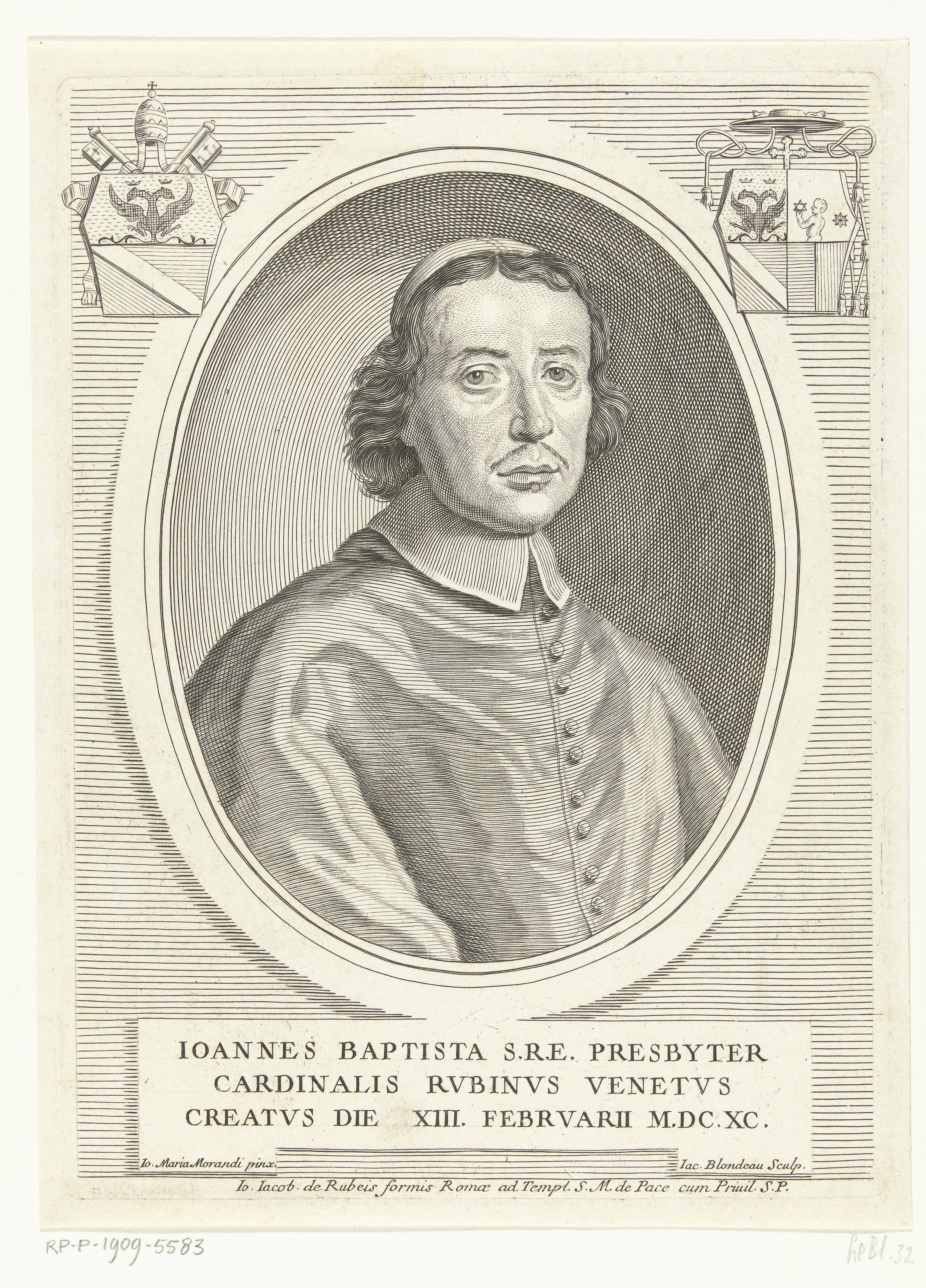 Portret van kardinaal Giambattista Rubini