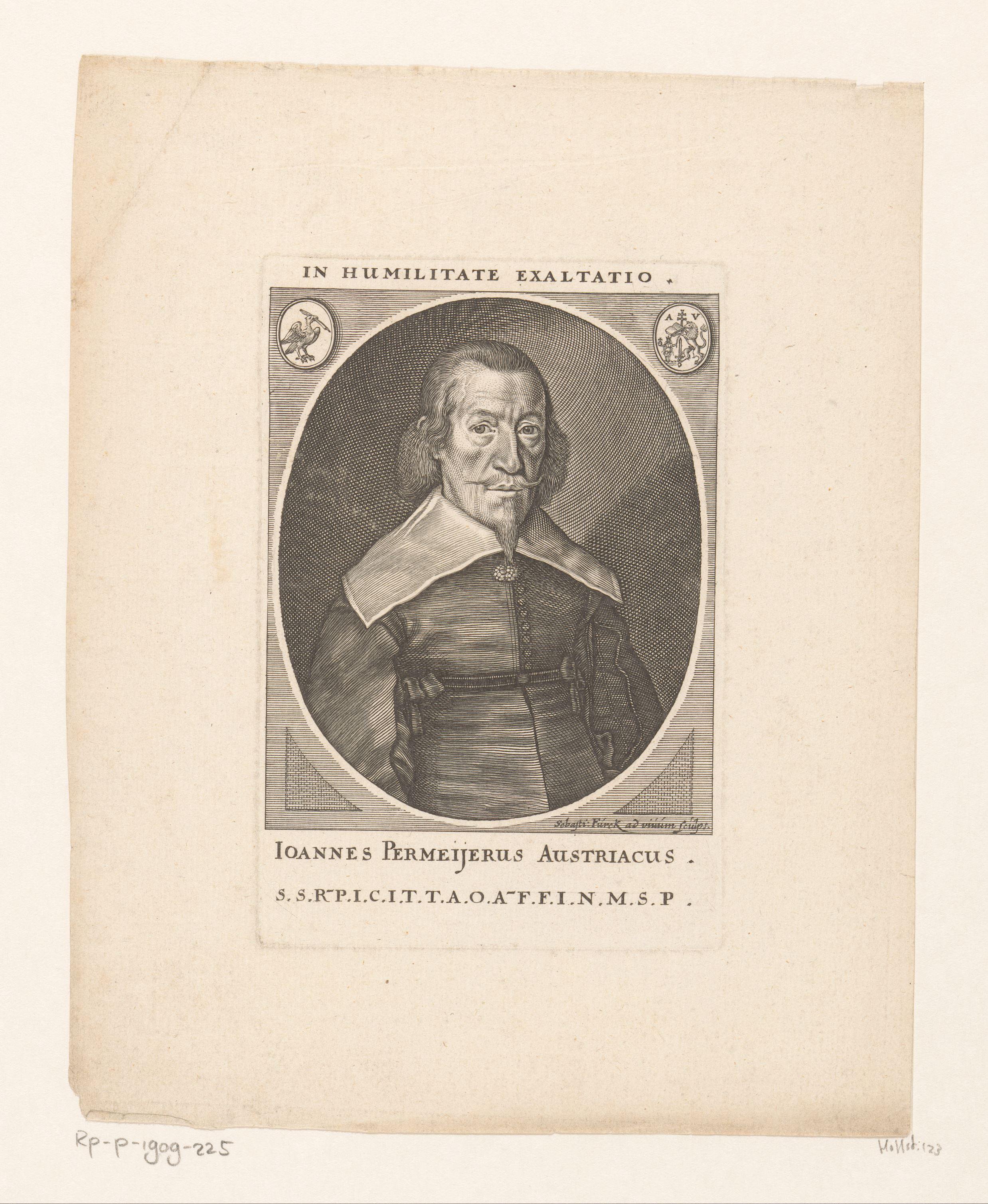 Portret van Johann Permeier