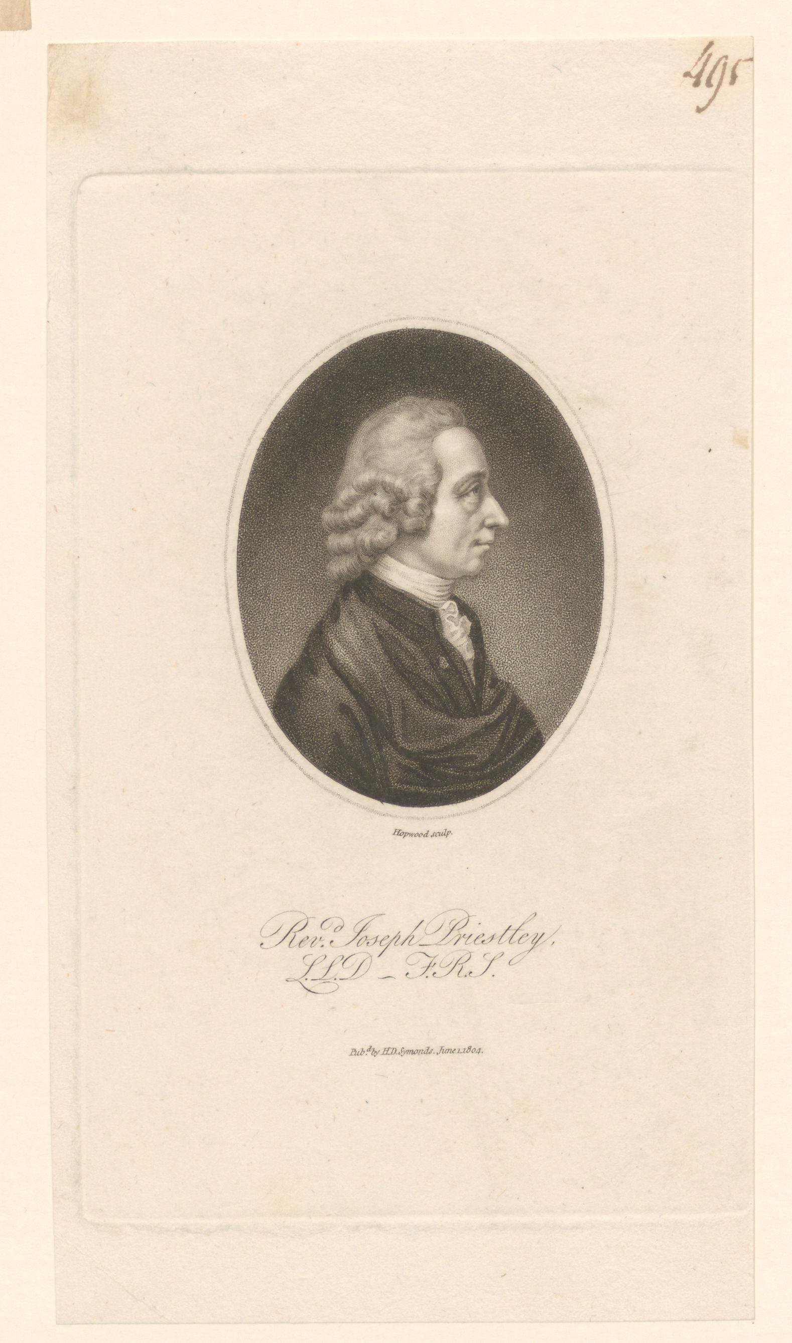 Portret van Joseph Priestley