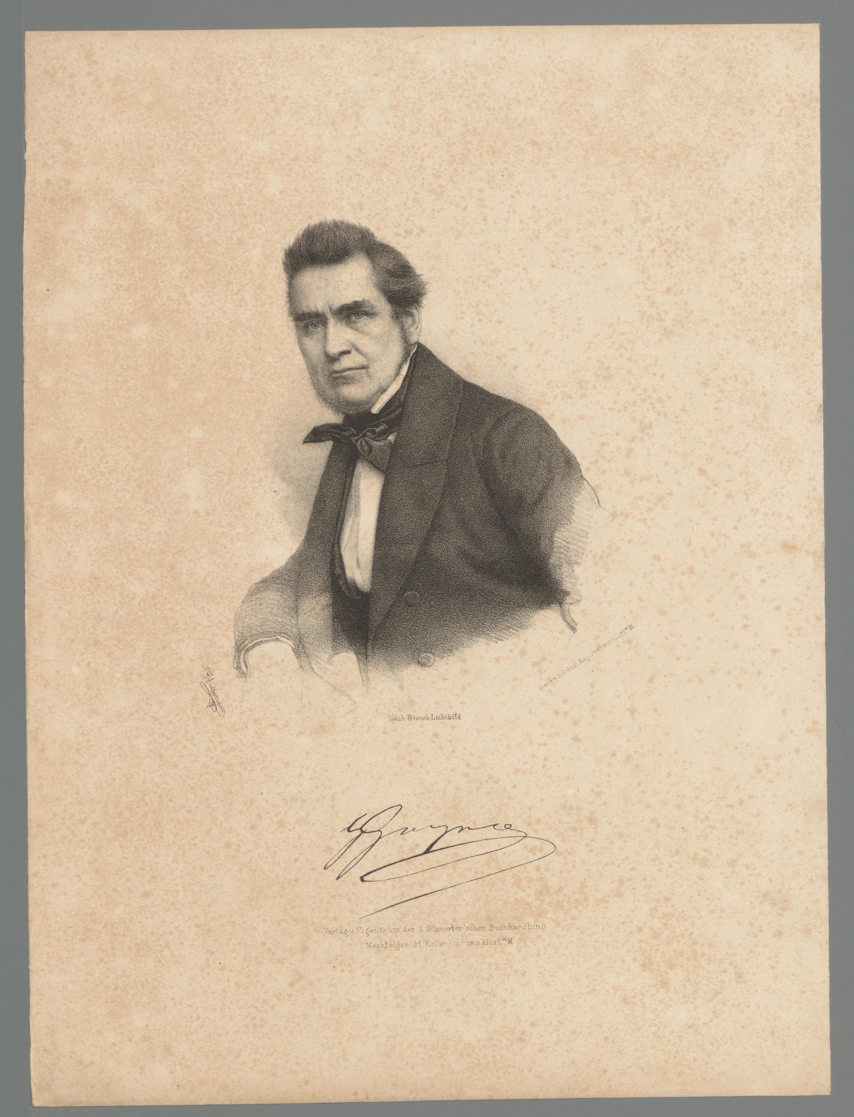 Portret van Heinrich von Gagern