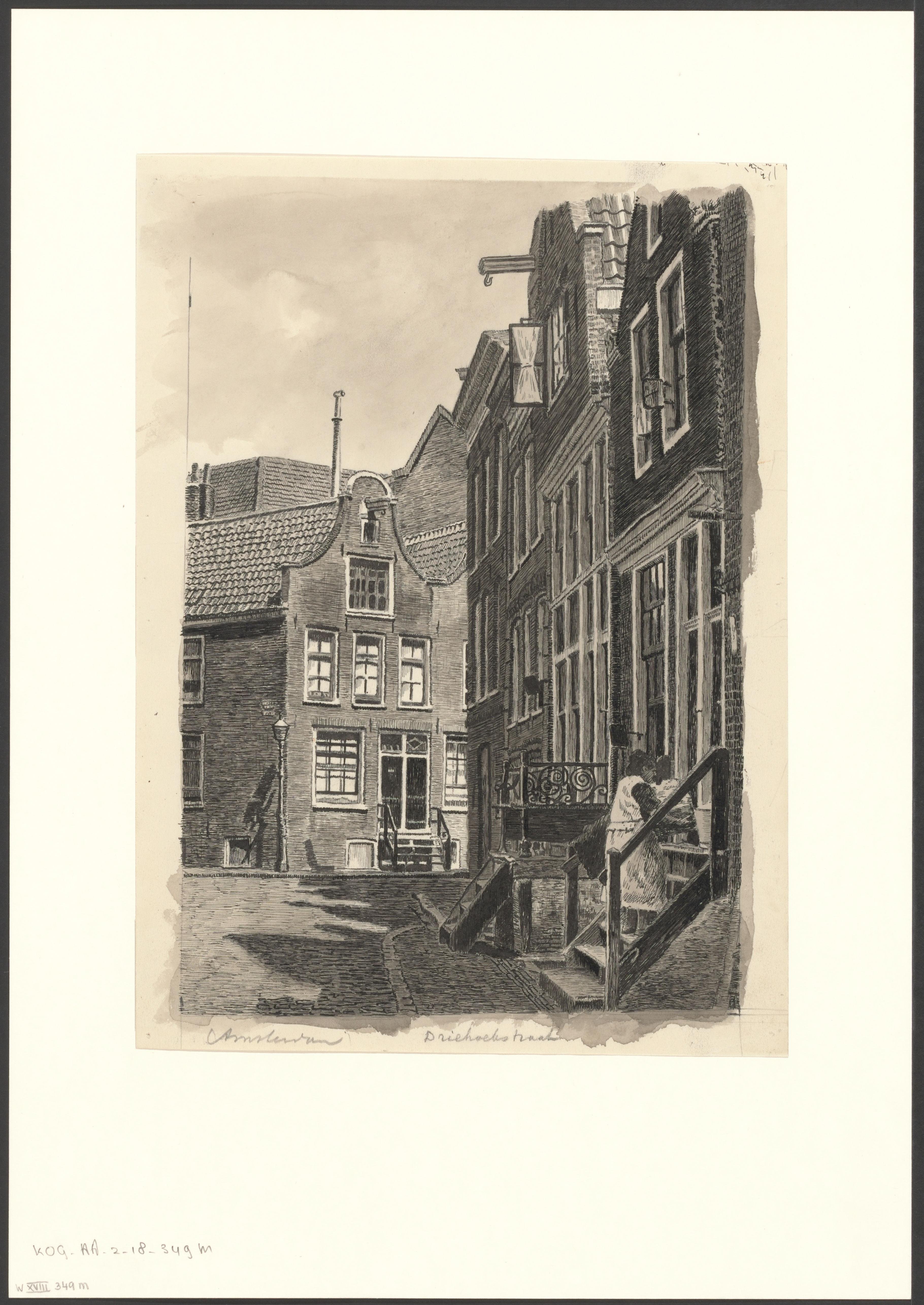 Gezicht op de Driehoekstraat