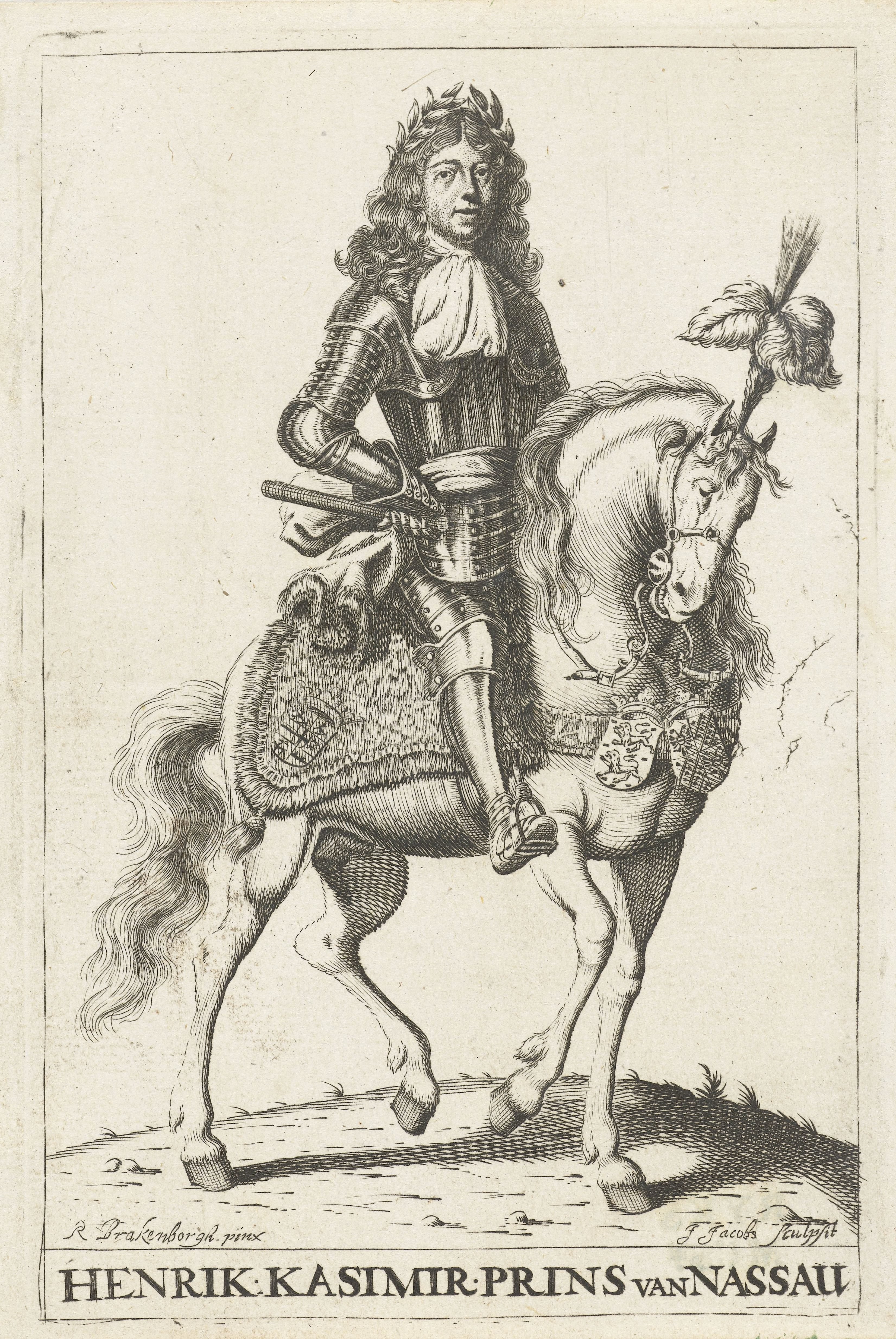 Portret van Hendrik Casimir II, prins van Nassau