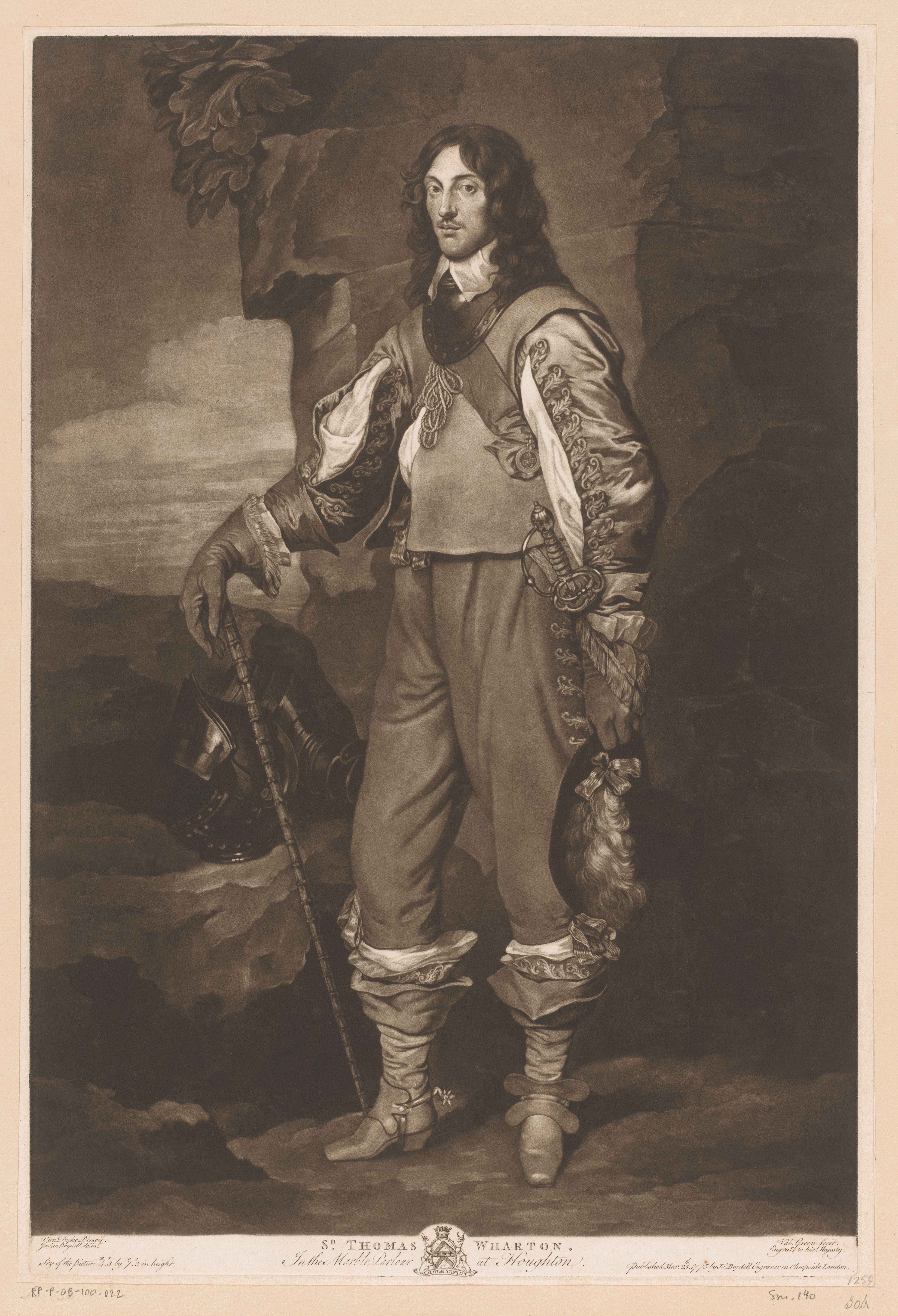 Portret van Thomas Wharton
