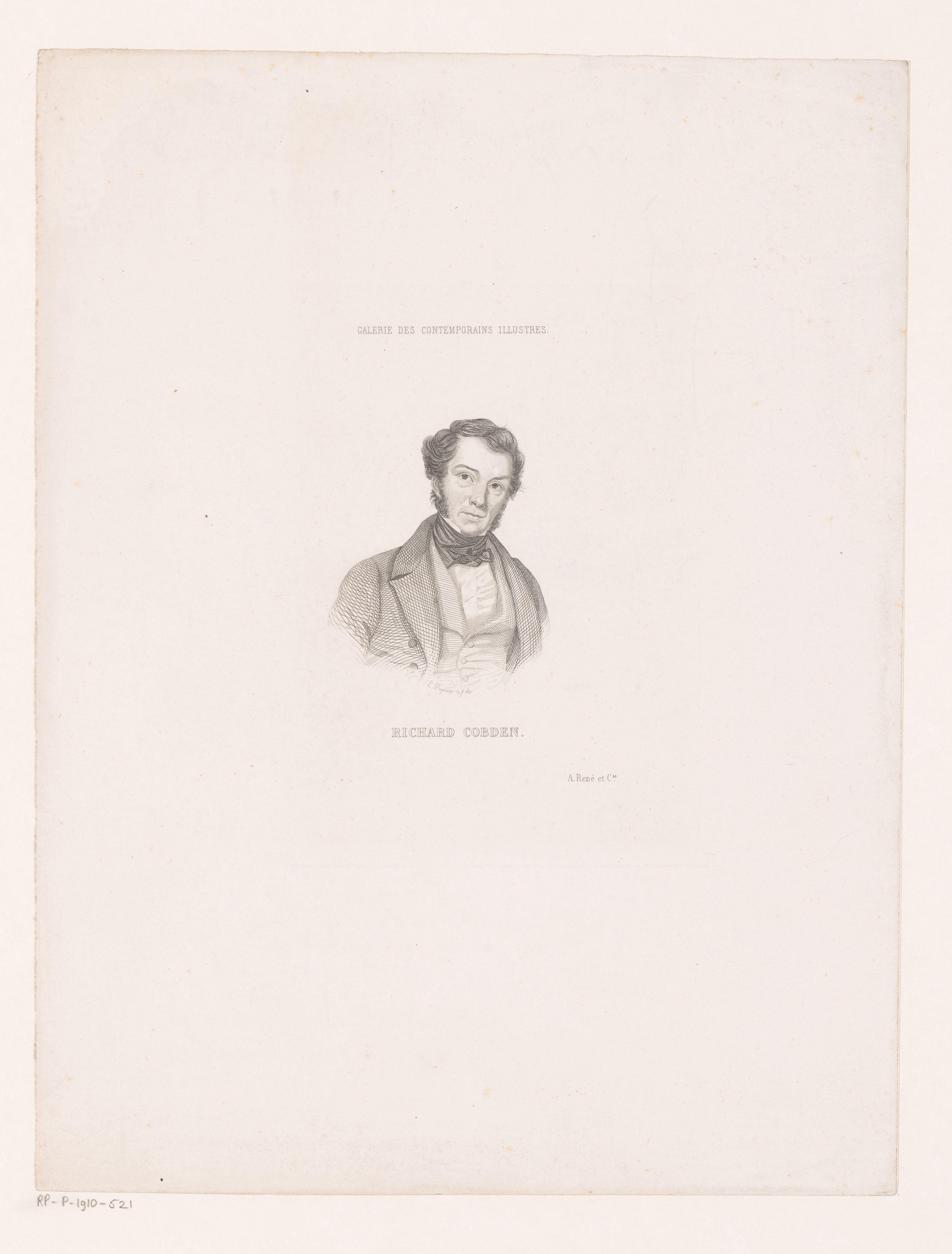 Portret van Richard Cobden
