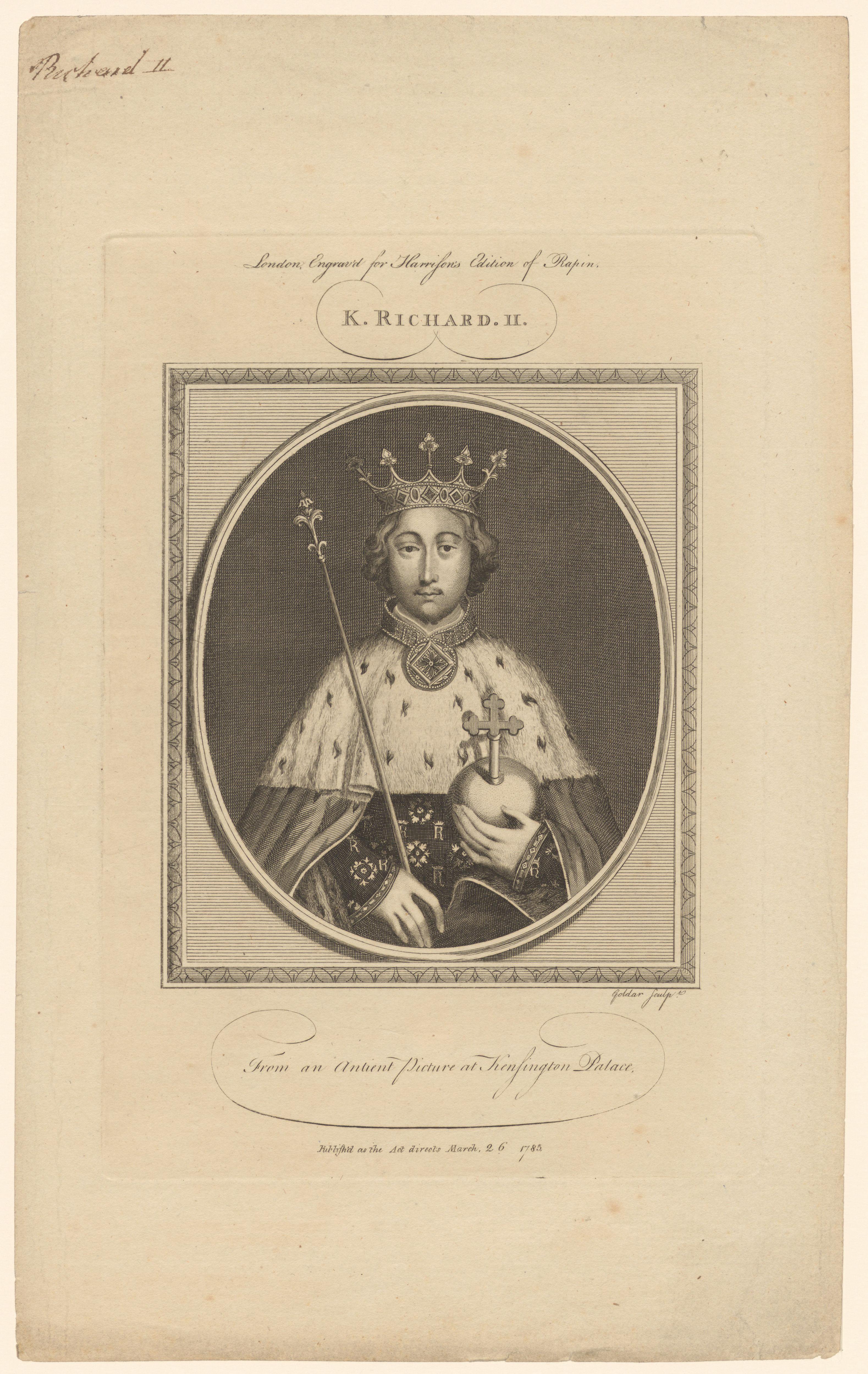 Portret van Richard II, koning van Engeland