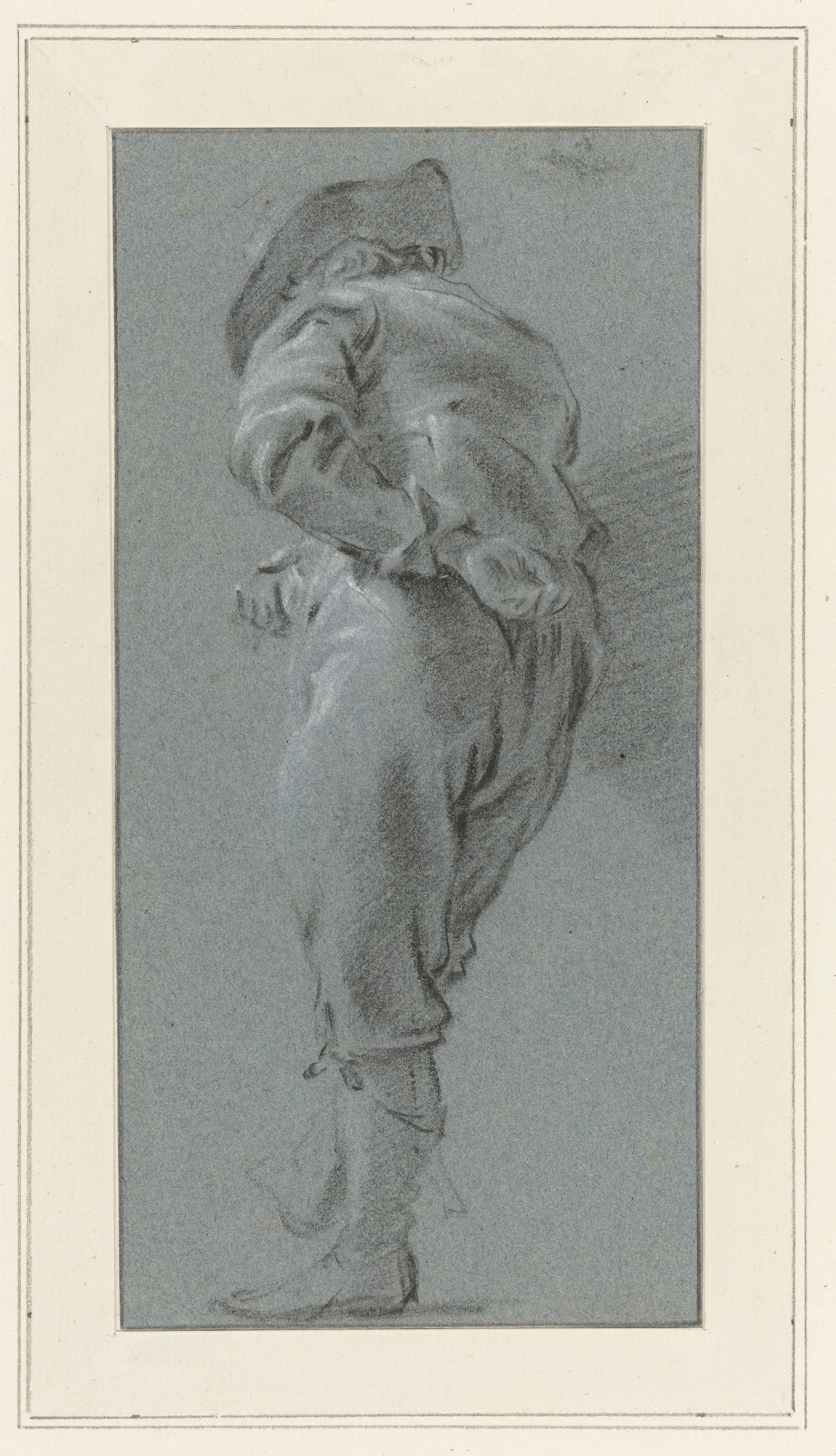 Standing Shepherd seen from the Back