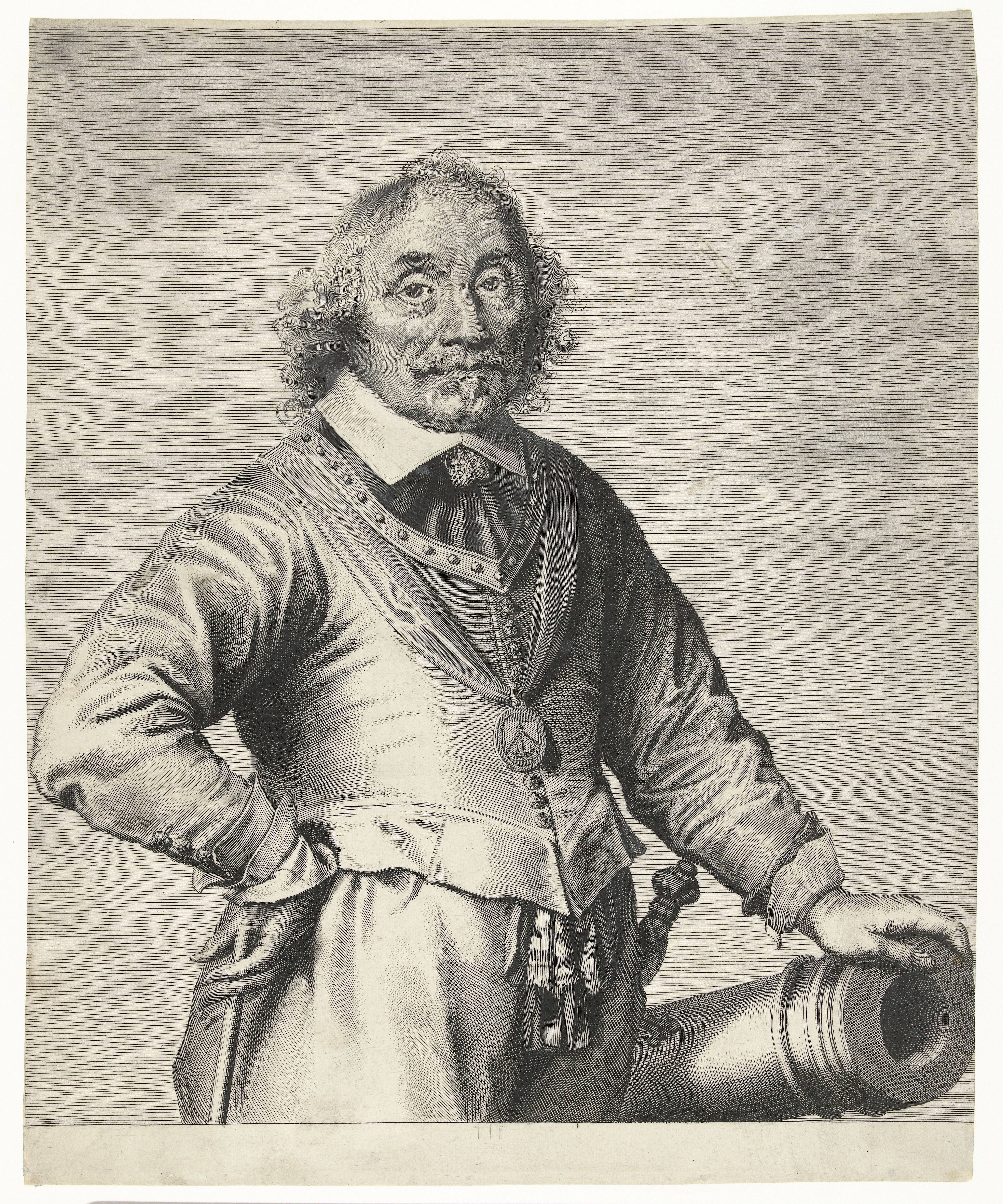 Portret van Maarten Harpertszoon Tromp