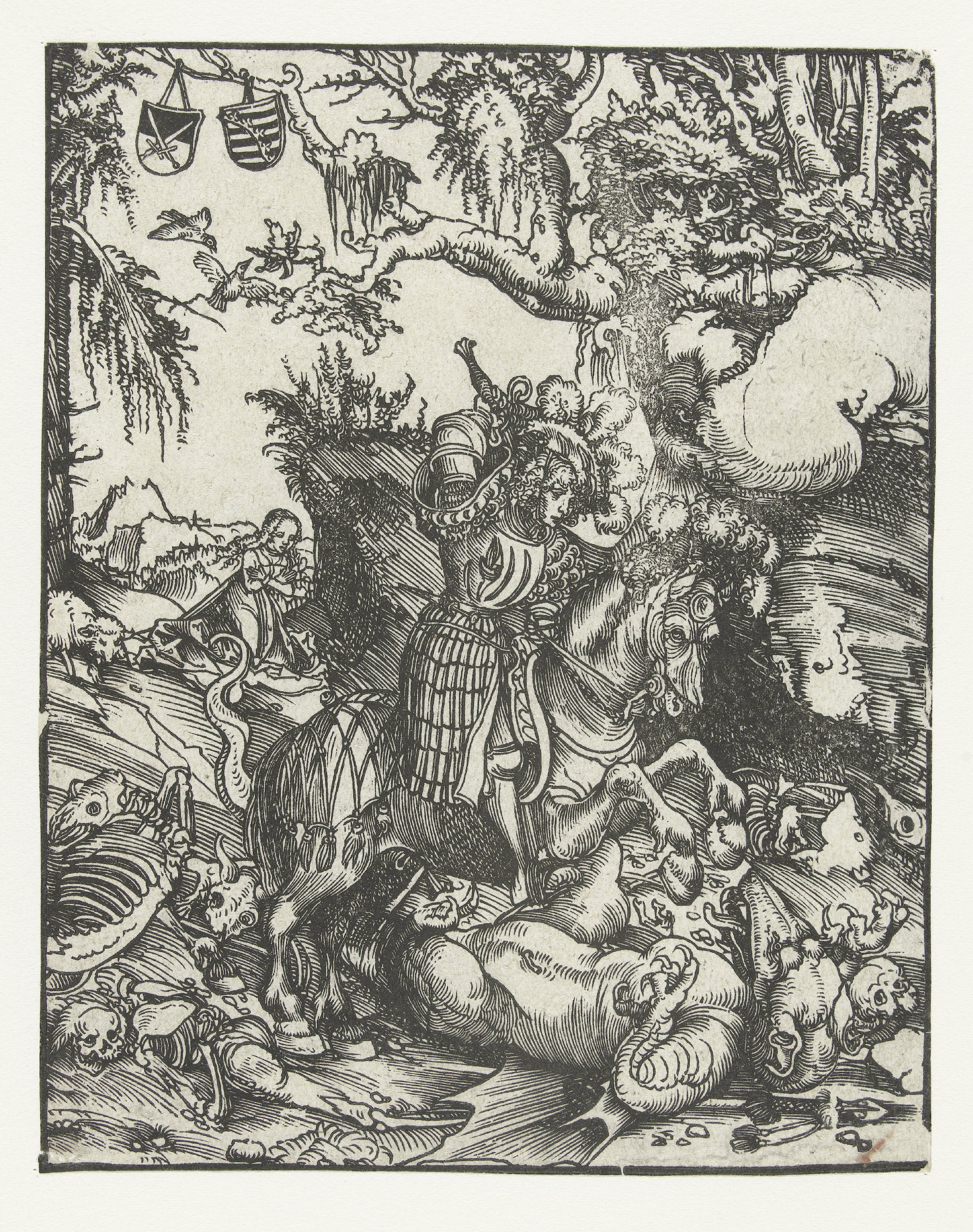 Heilige Joris (Georgius) doodt de draak
