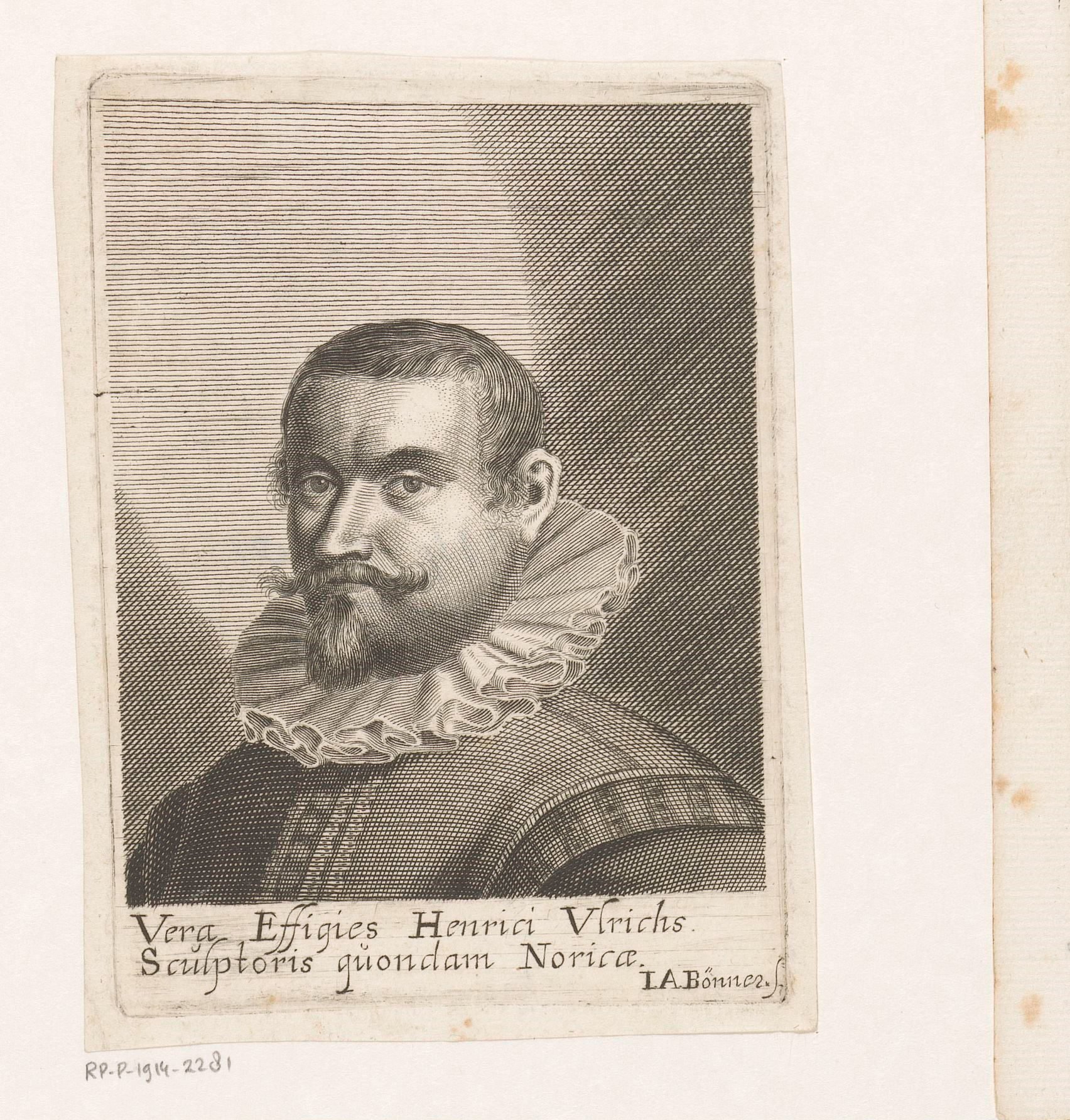 Portret van Heinrich Ulrich
