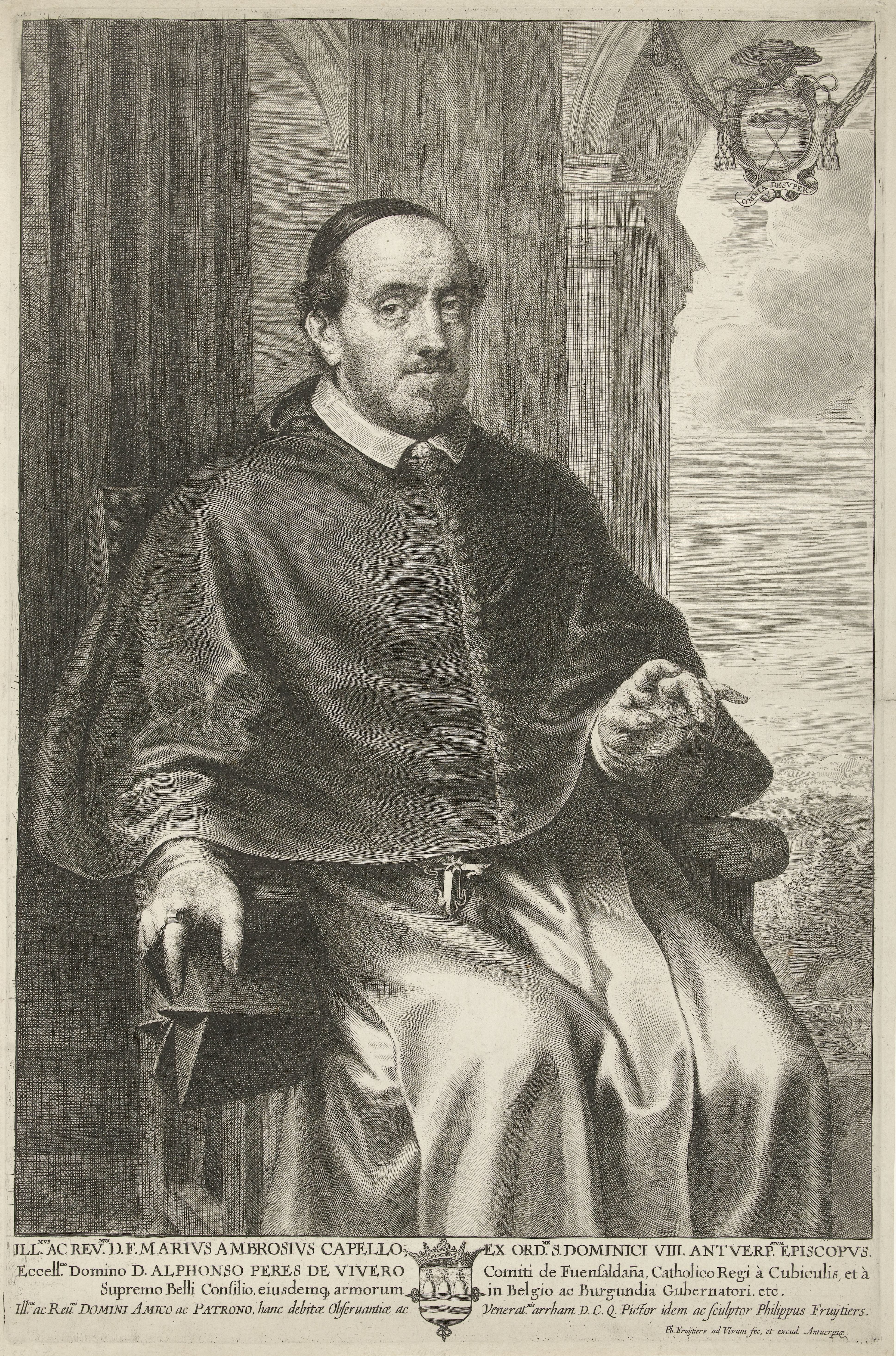 Portret van Marius Ambrosius Capello