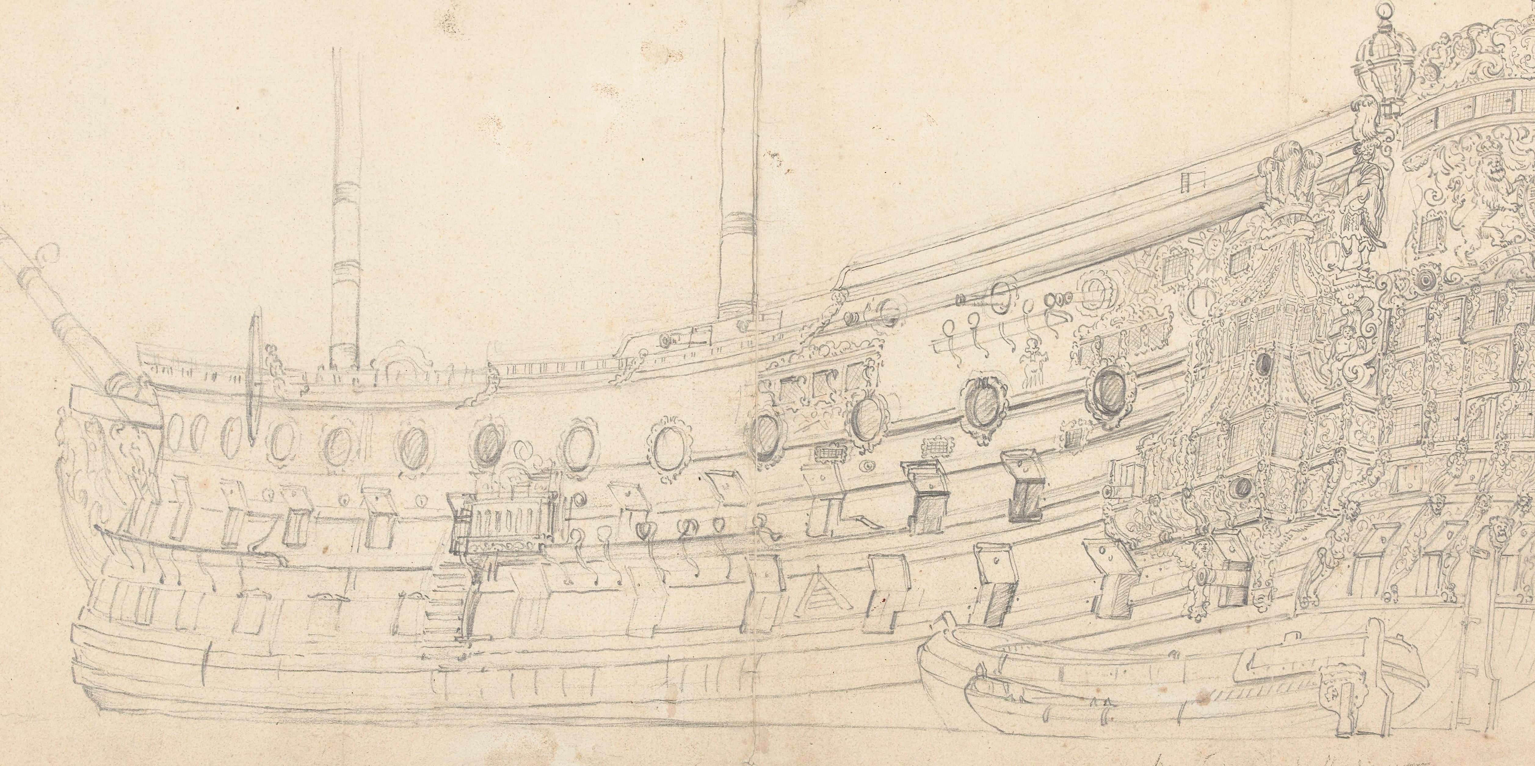 The English First Rate ship Prince
