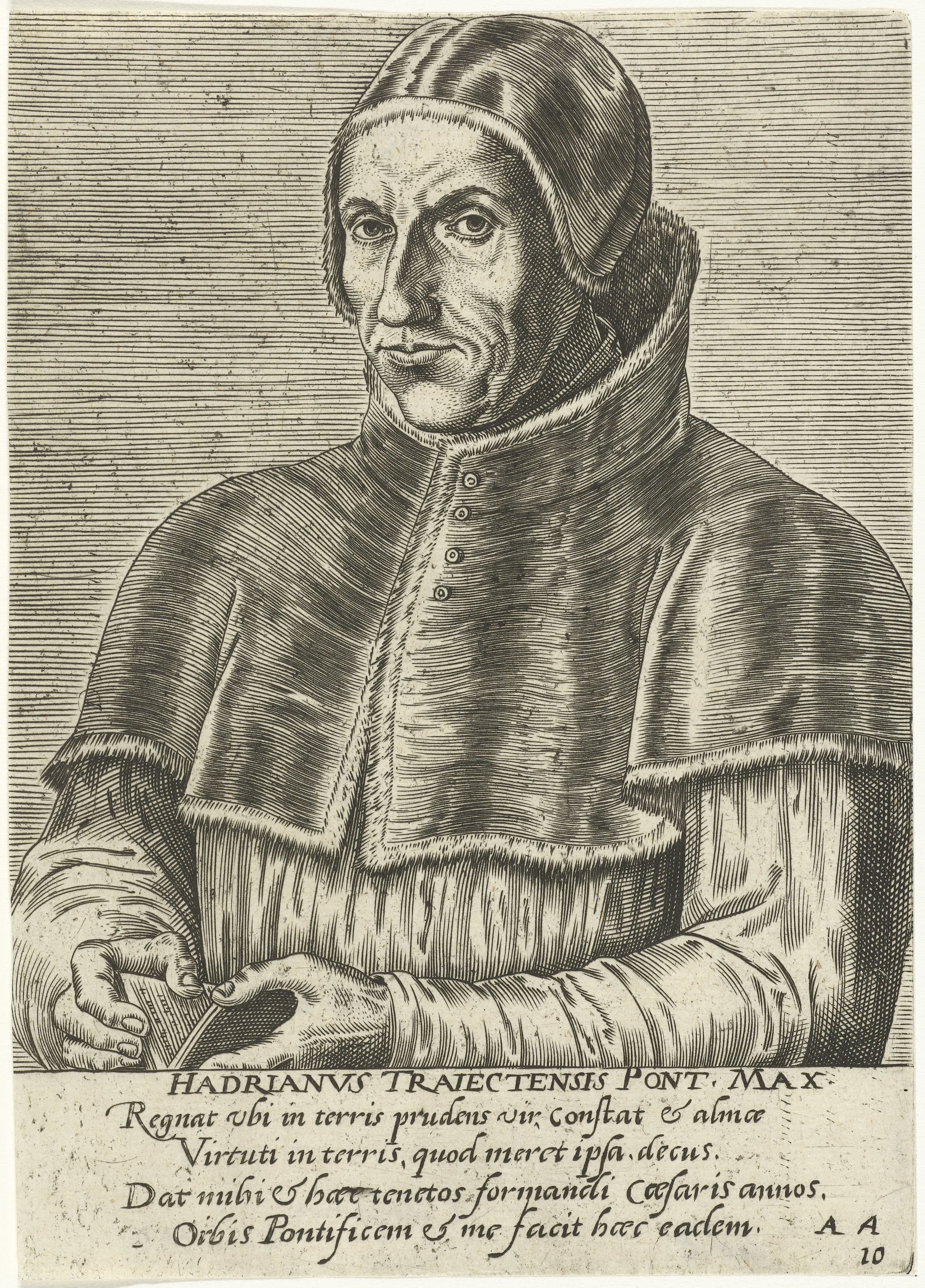 Portret van paus Adrianus VI