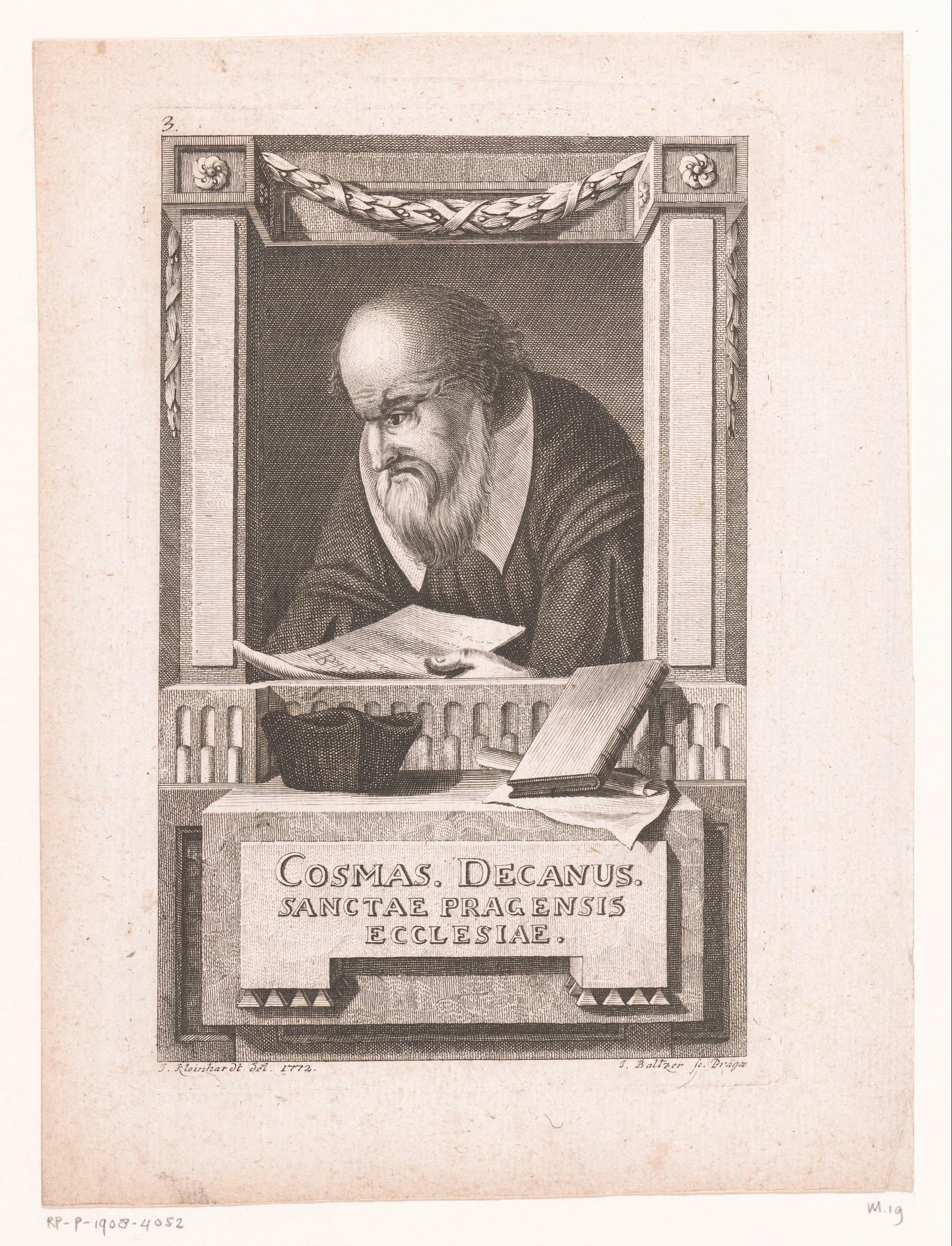 Portret van Cosmas van Praag