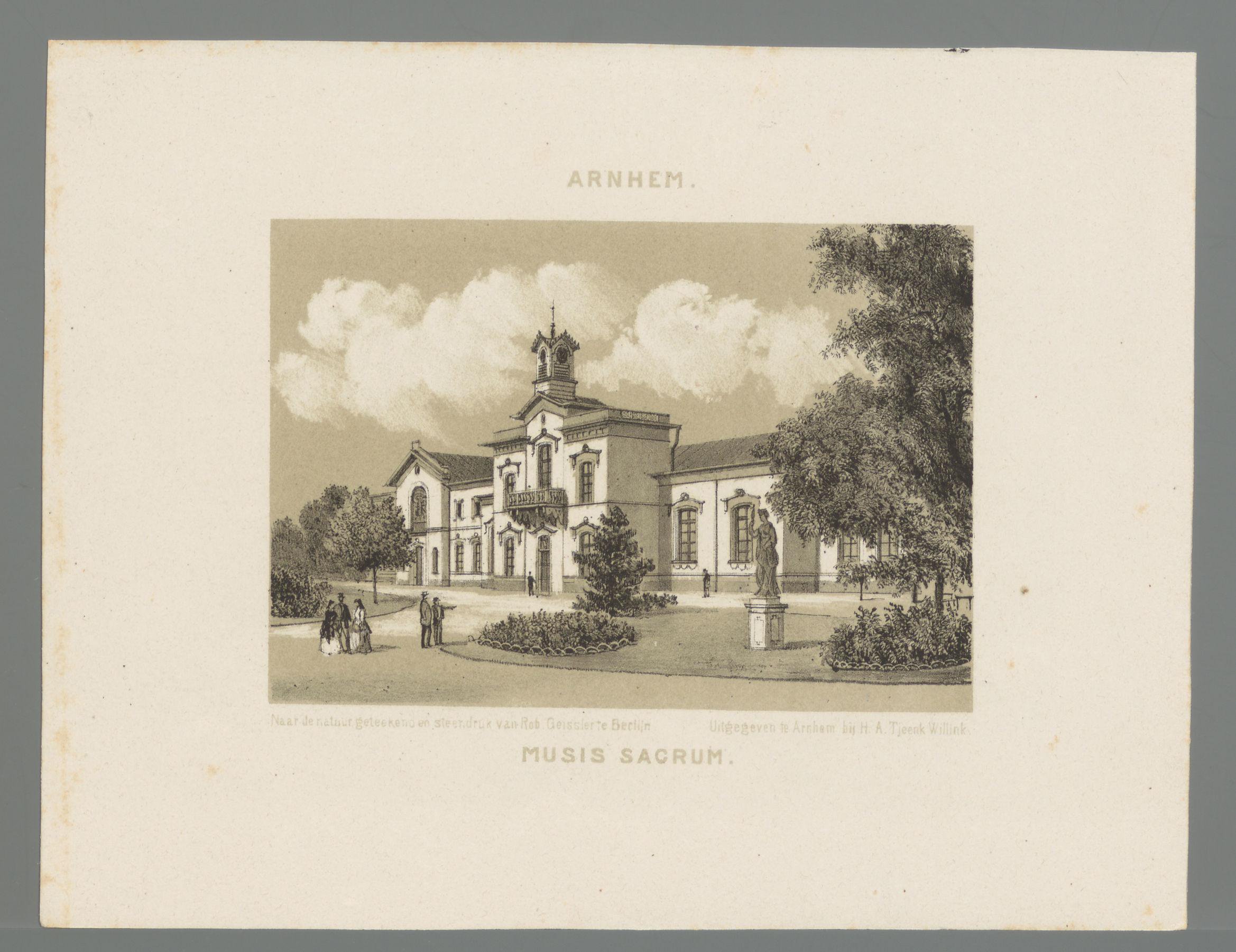 Gezicht op Musis Sacrum te Arnhem