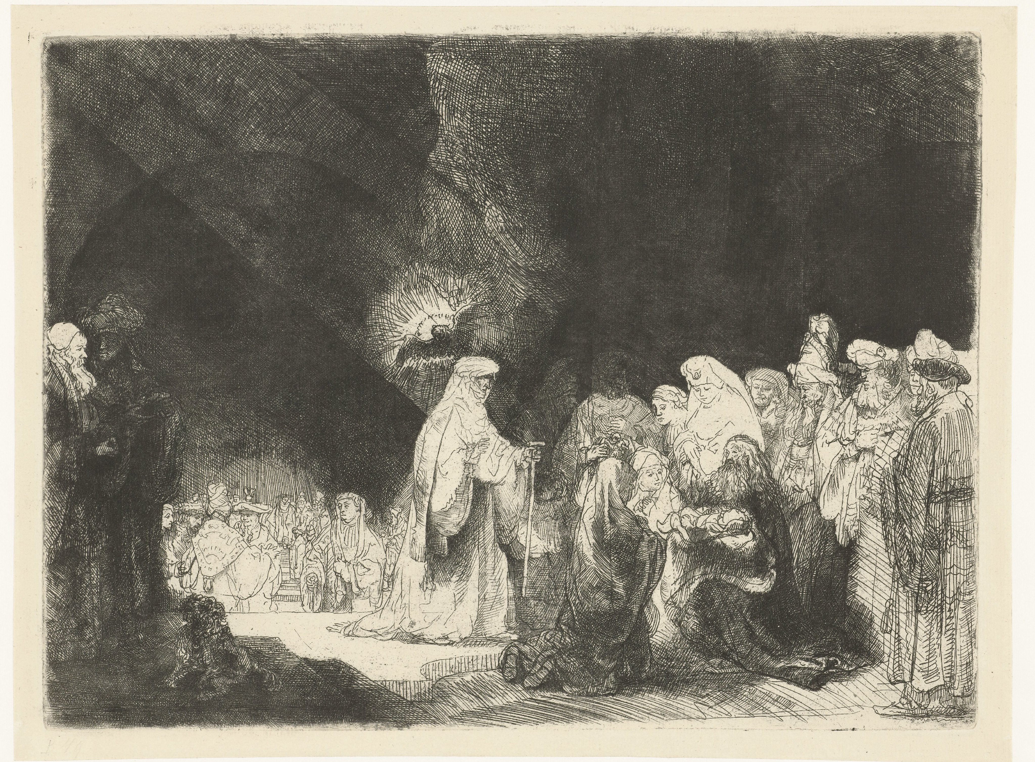 The presentation in the temple: oblong print