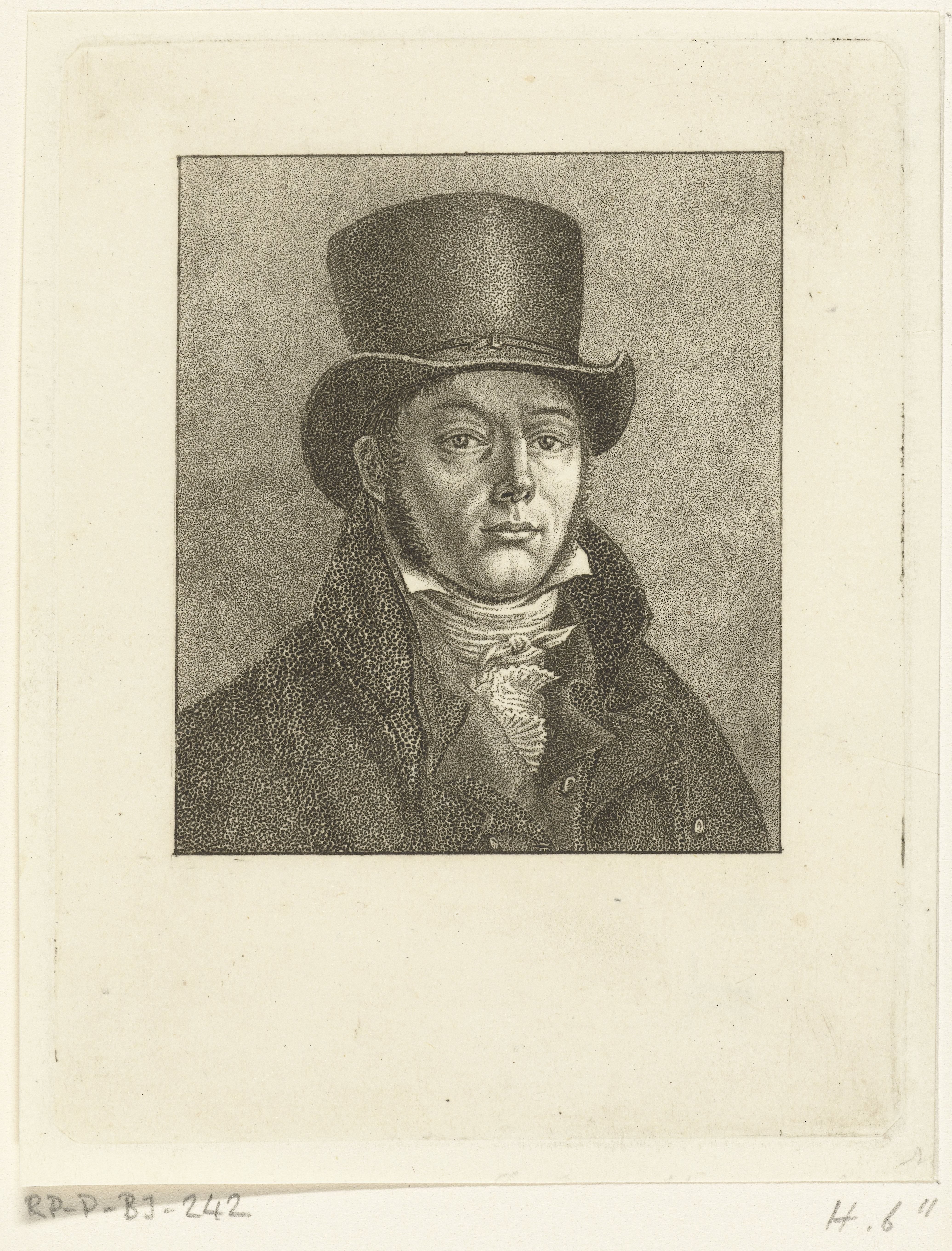 Portret van Jacob Ernst Marcus