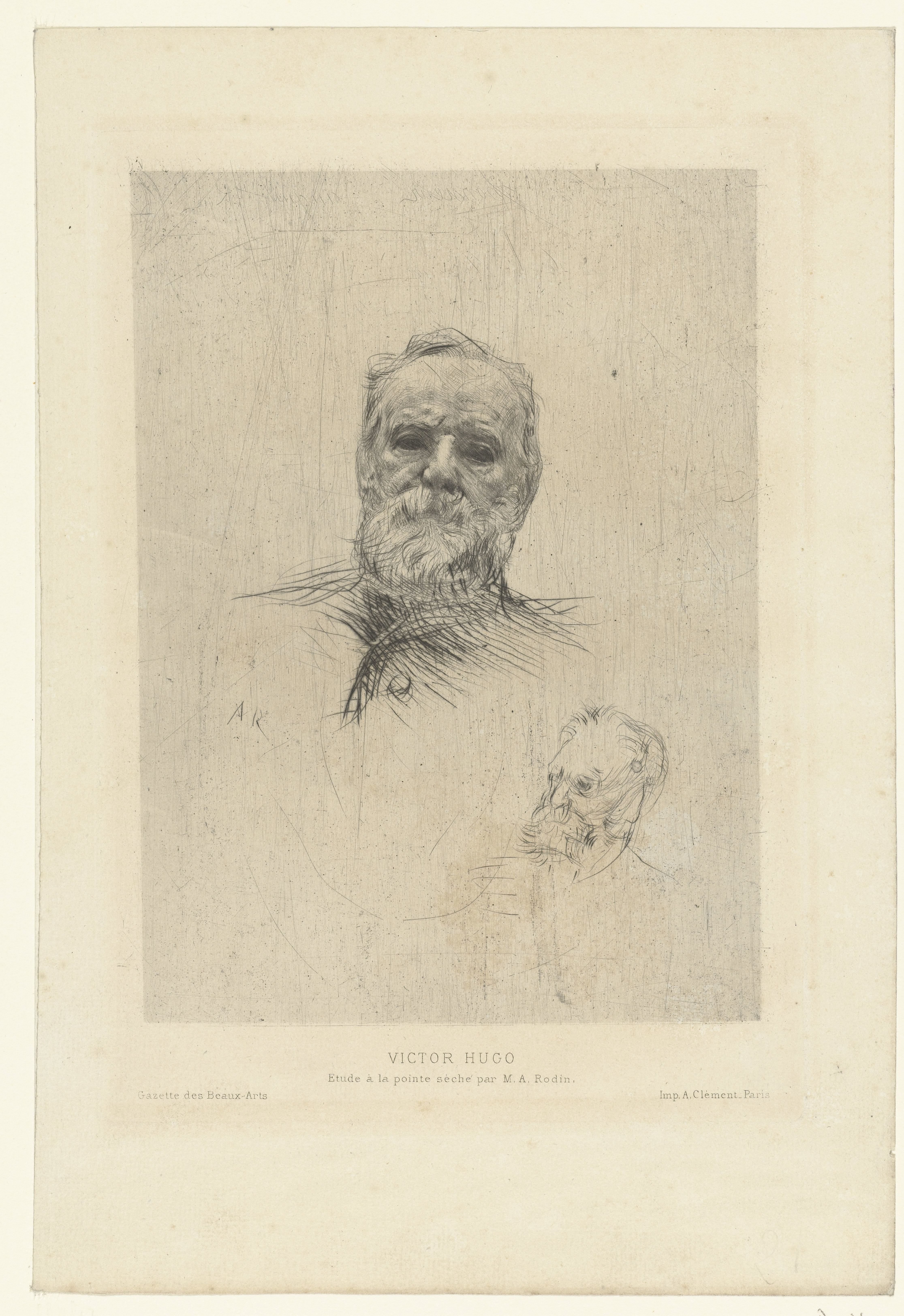 Portret van Victor Hugo