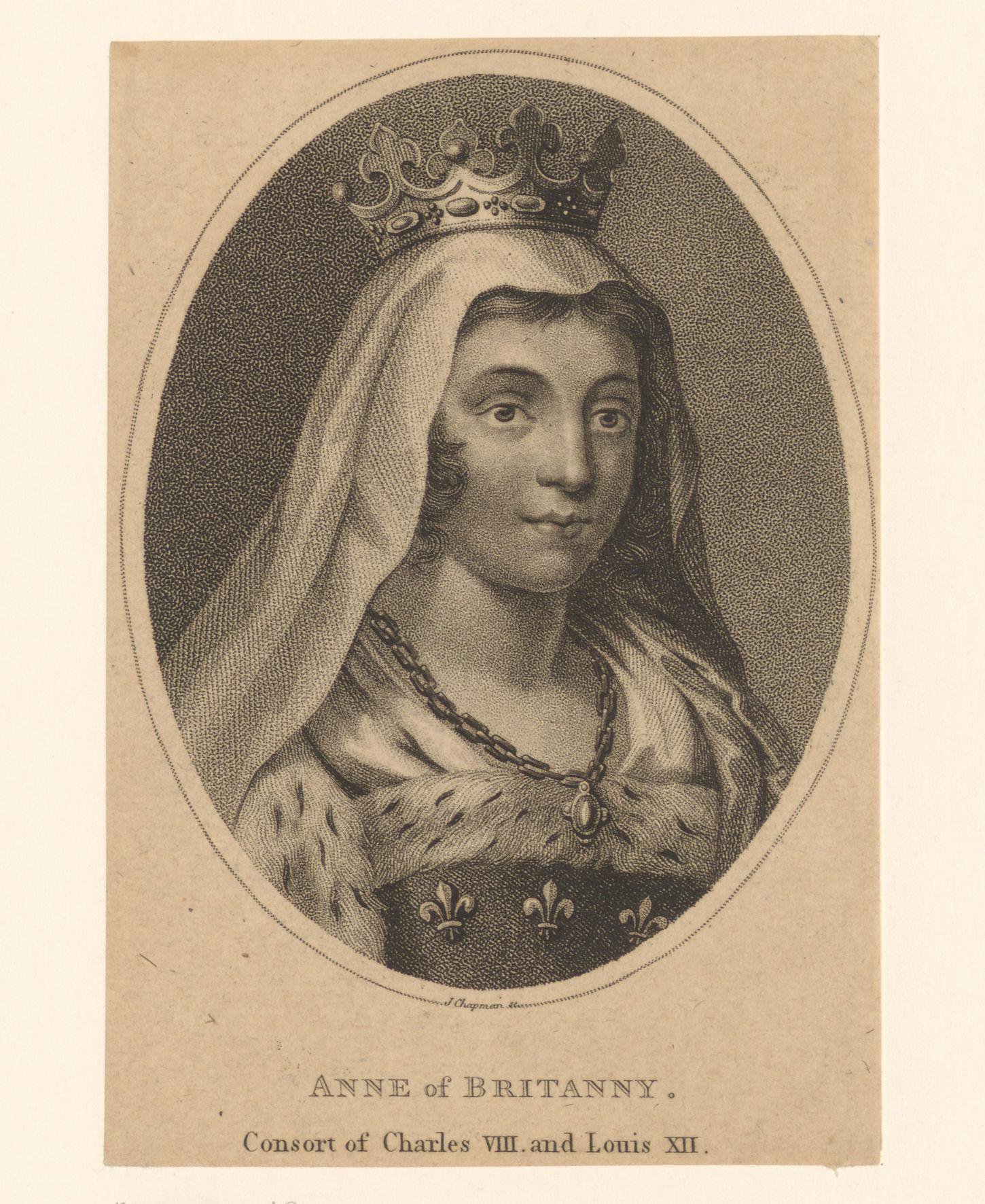 Portret van Anna van Bretagne