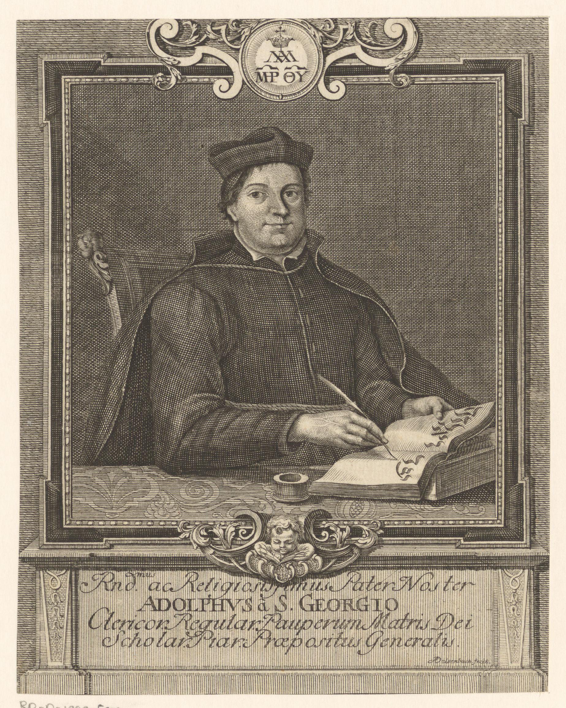 Portret van Adolphus a S. Georgio Groll