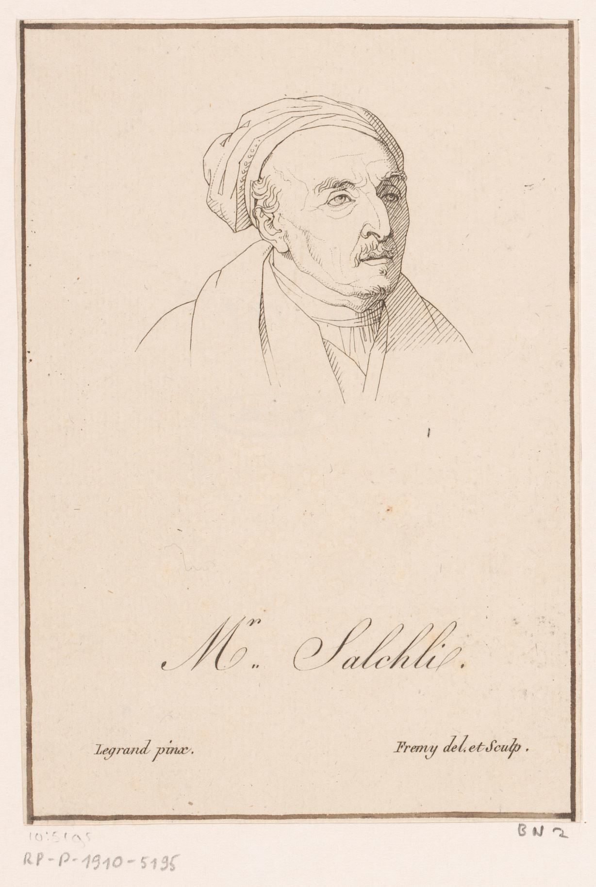 Portret van mijnheer Salchli