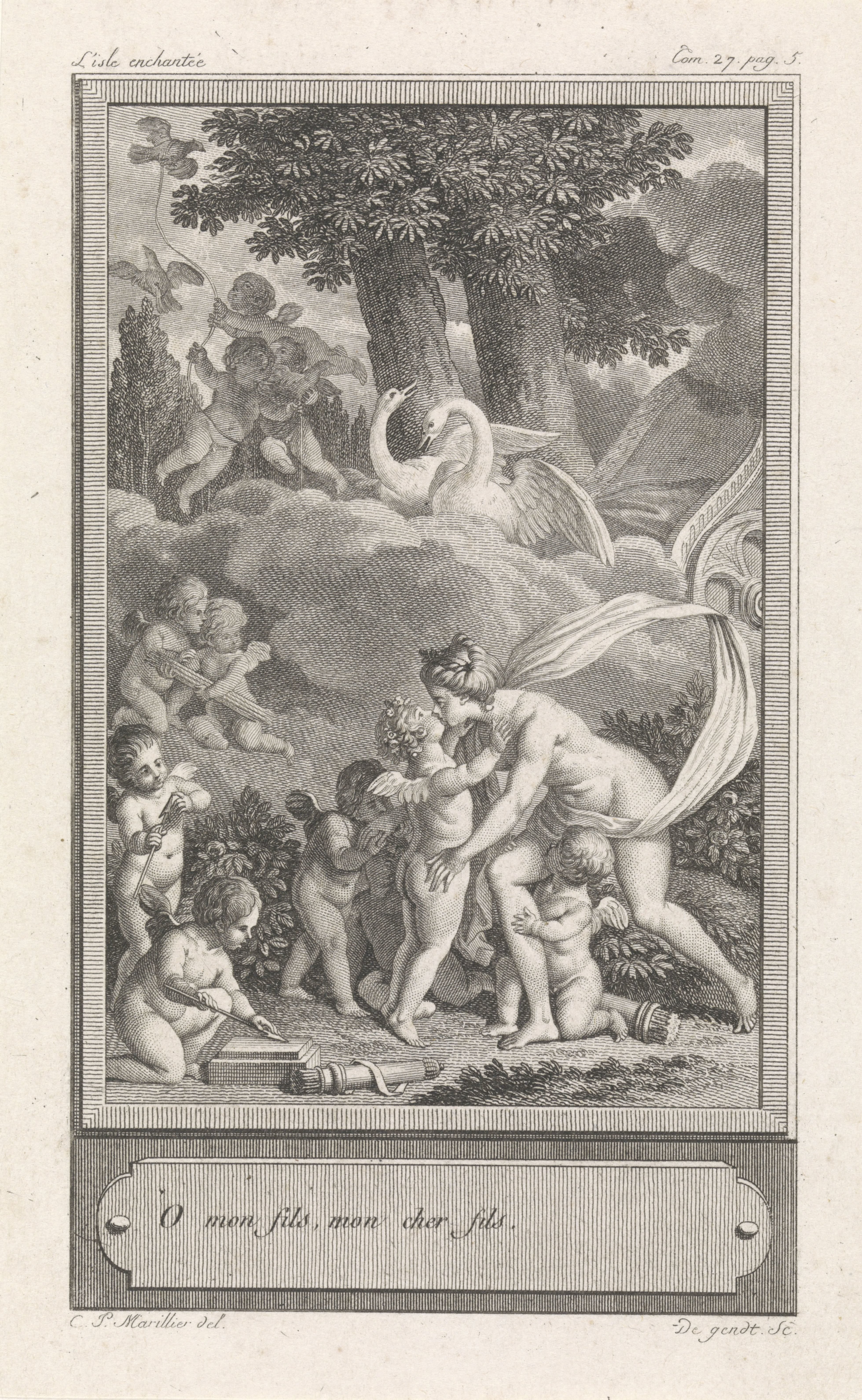 Venus en haar gevolg