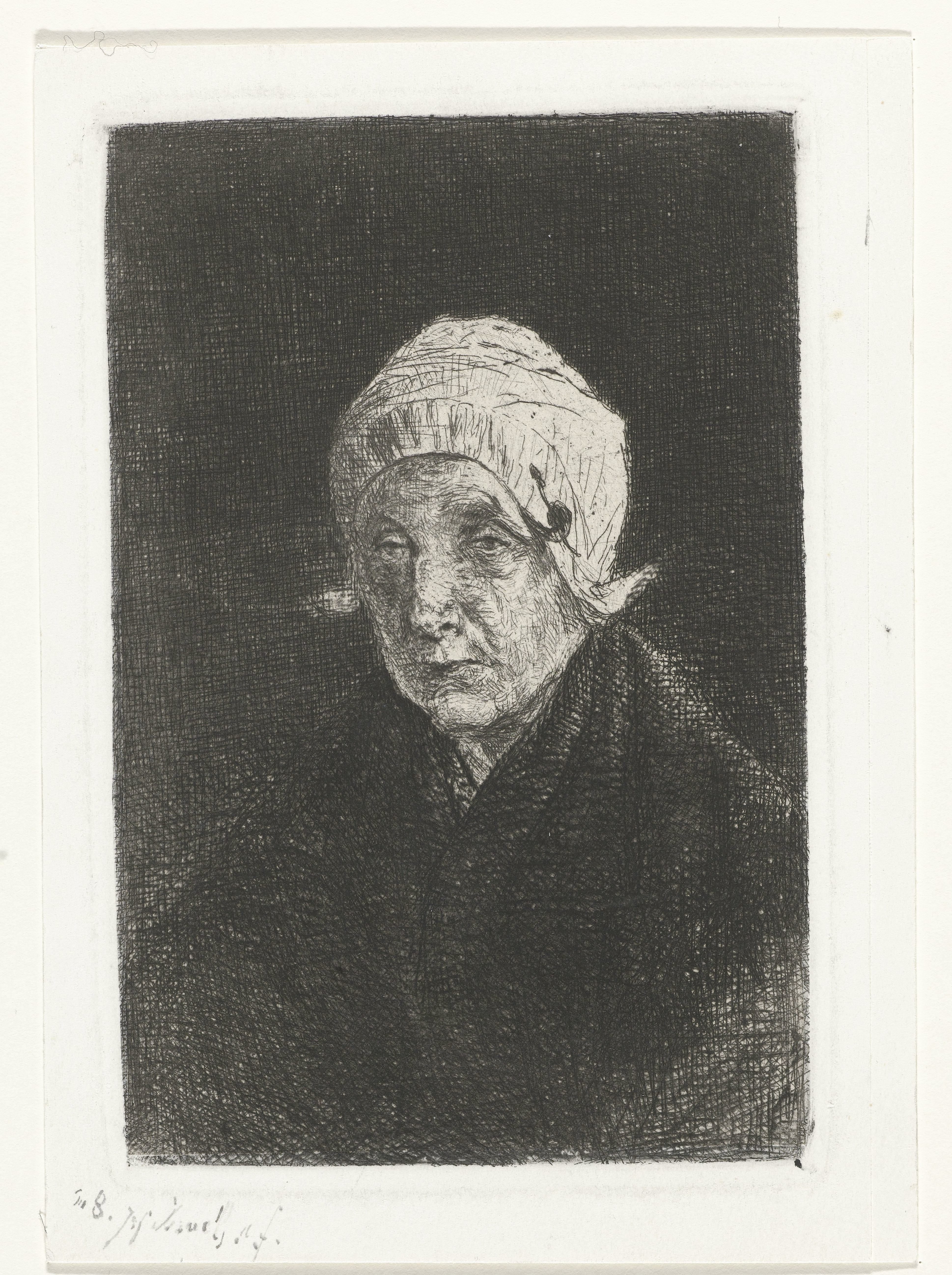 Katwijkse oude vrouw