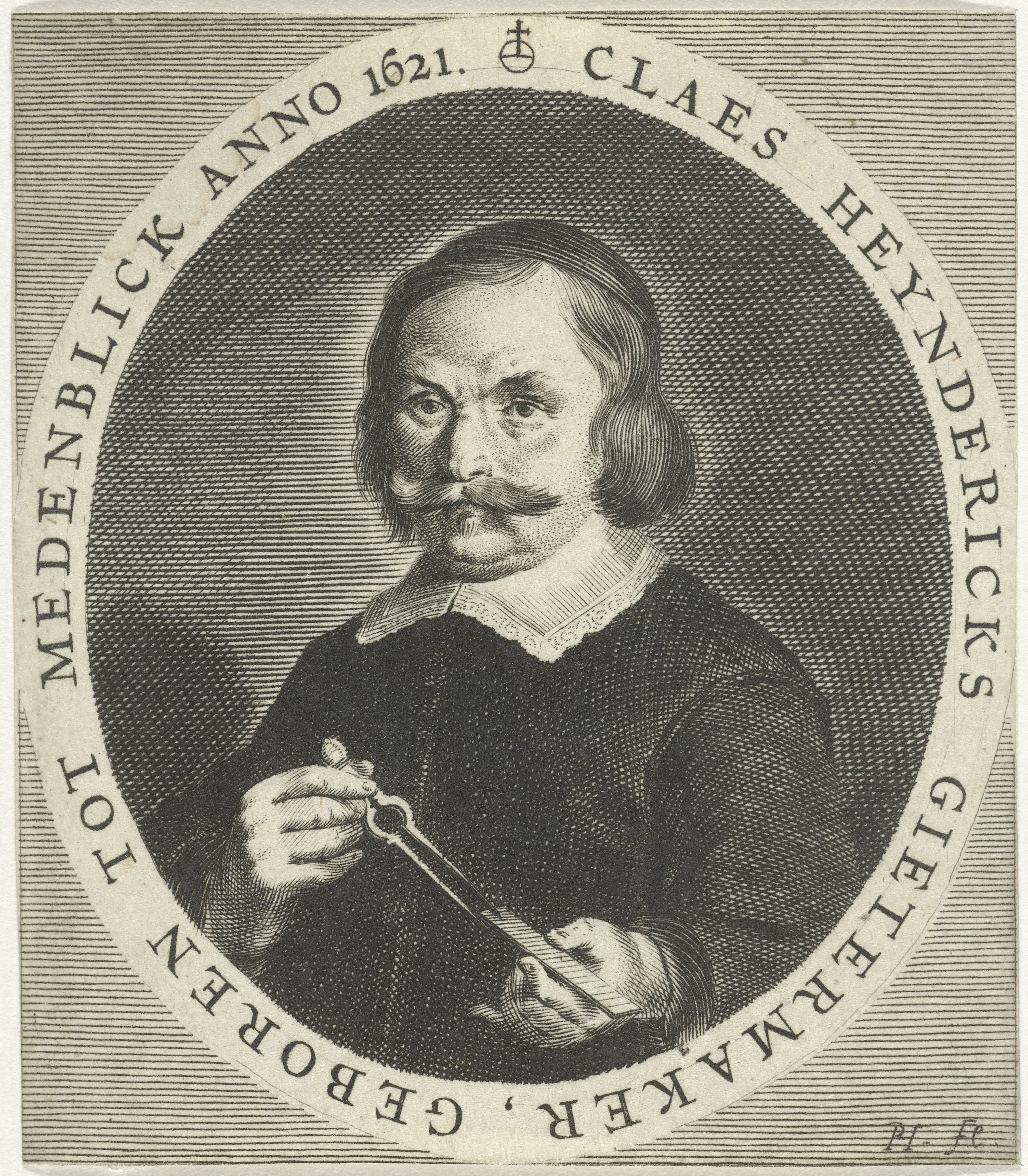 Portret van Klaas Hendriksz Gietermaker