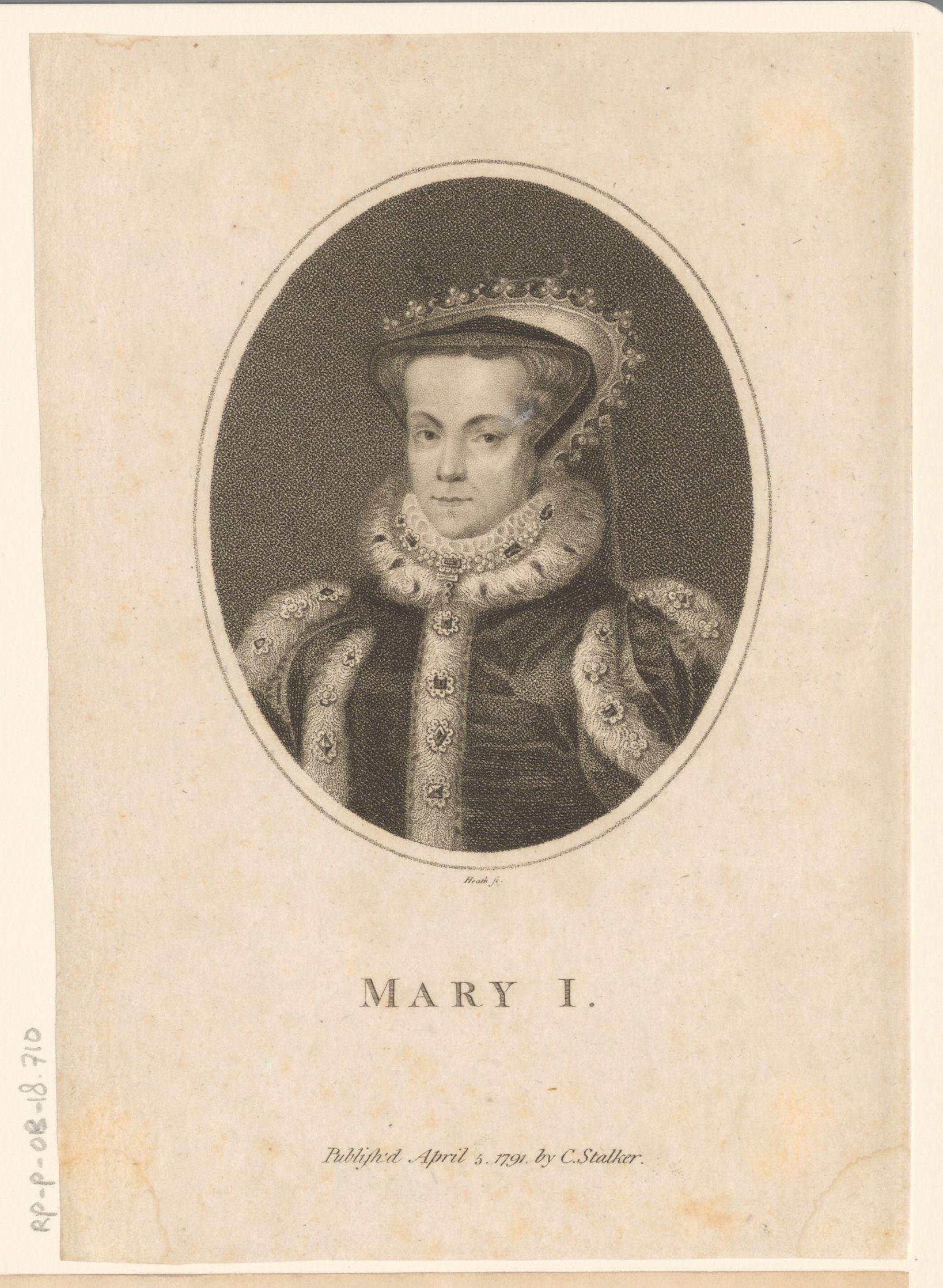 Portret van Maria I van Engeland