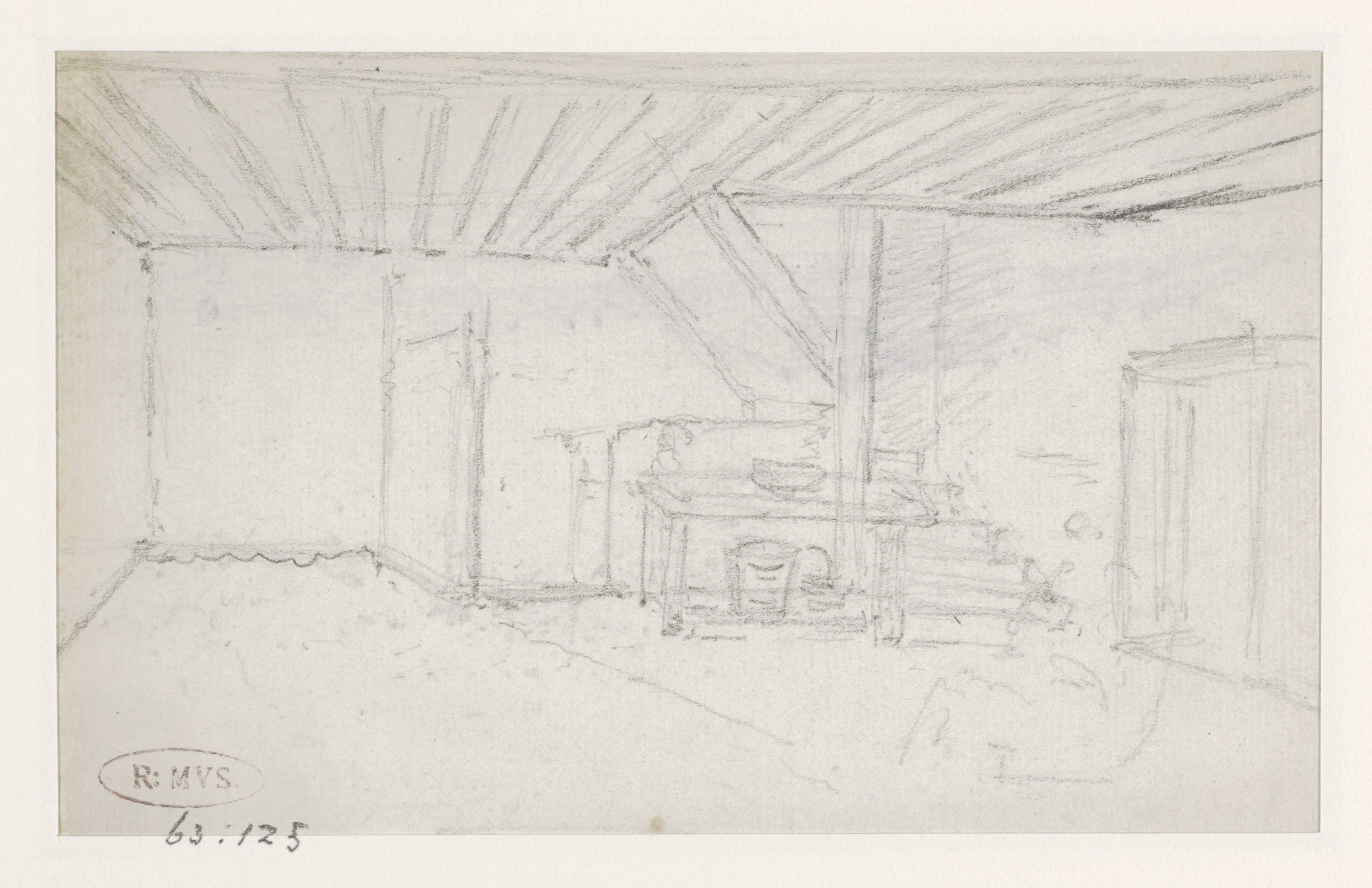 Interieur van de boerderij