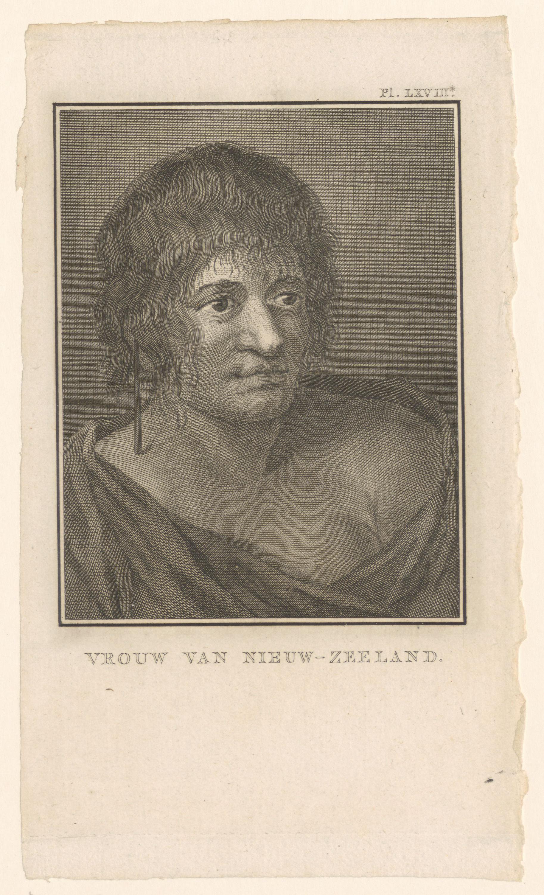 Portret van een onbekende vrouw afkomstig uit Nieuw-Zeeland
