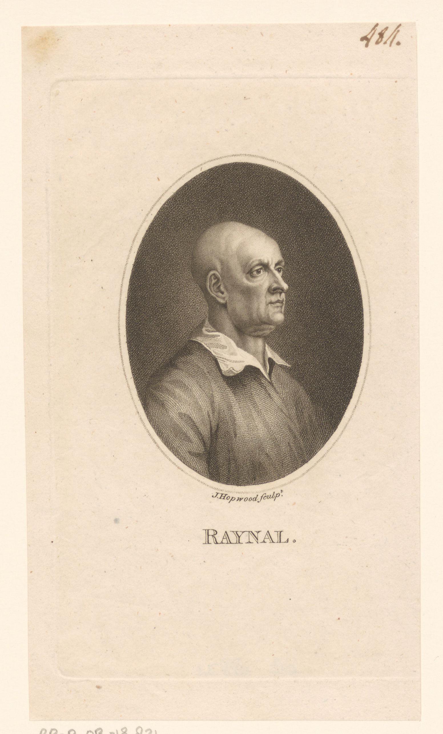 Portret van Guillaume-Thomas François Raynal
