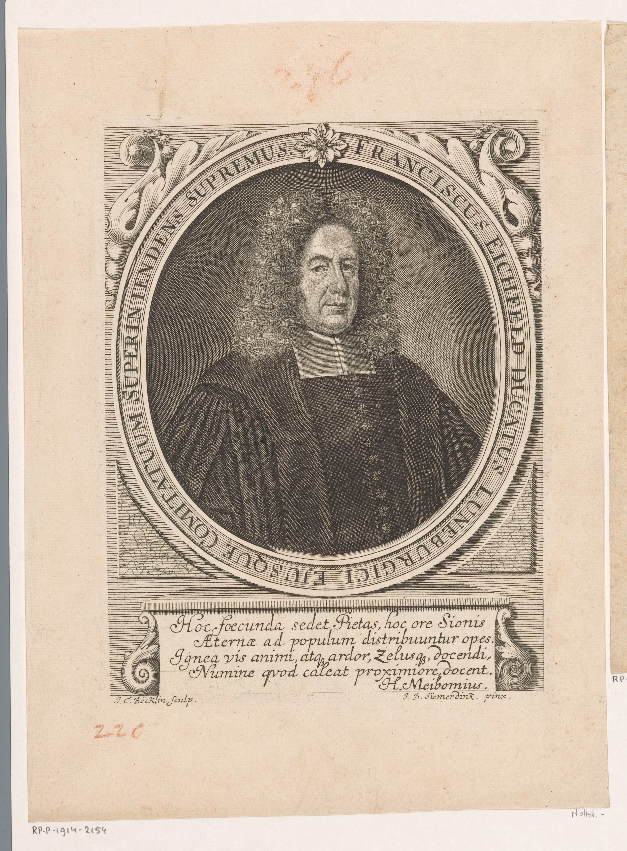 Portret van Franz Eichfeld