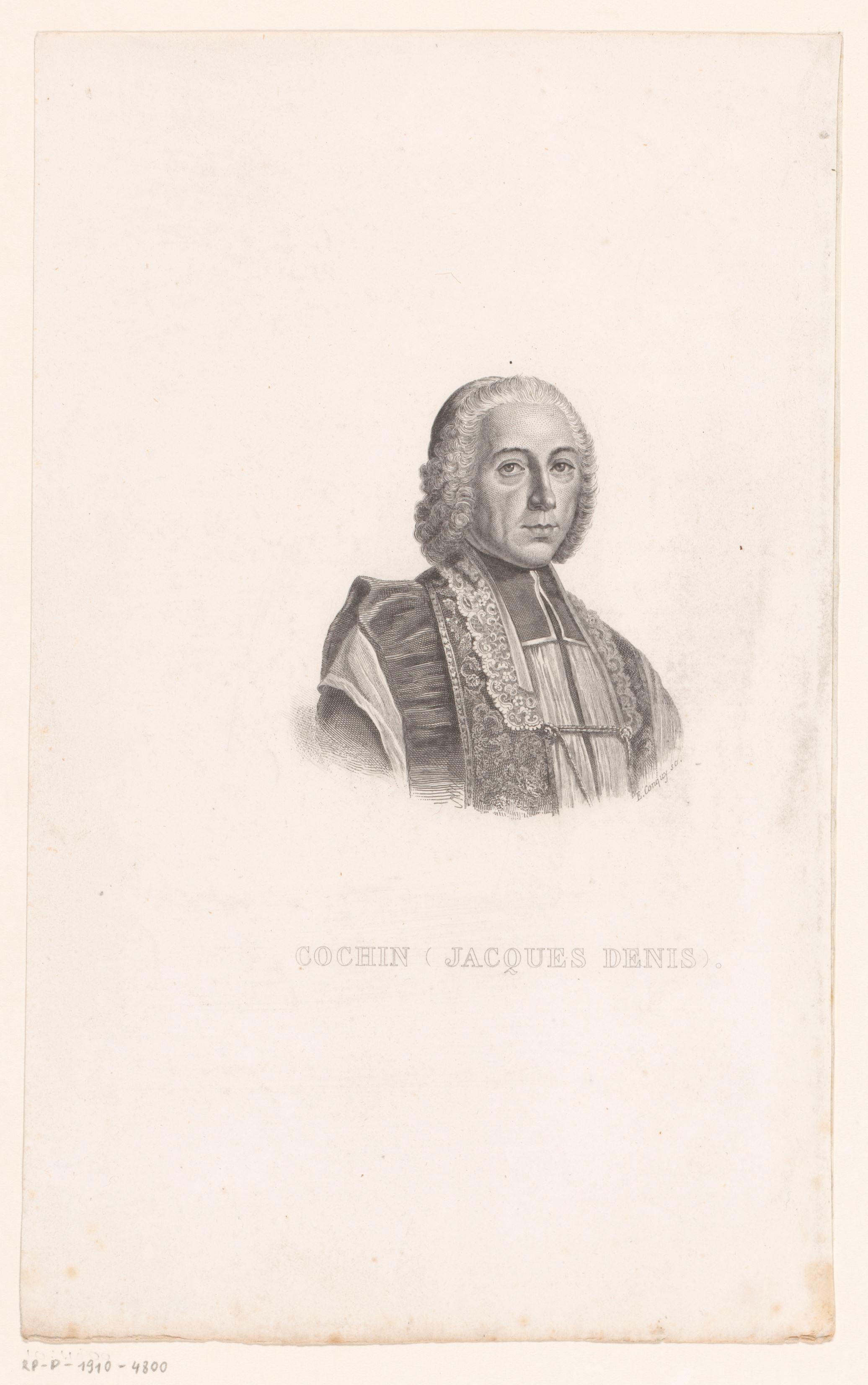 Portret van Jacques-Denis Cochin