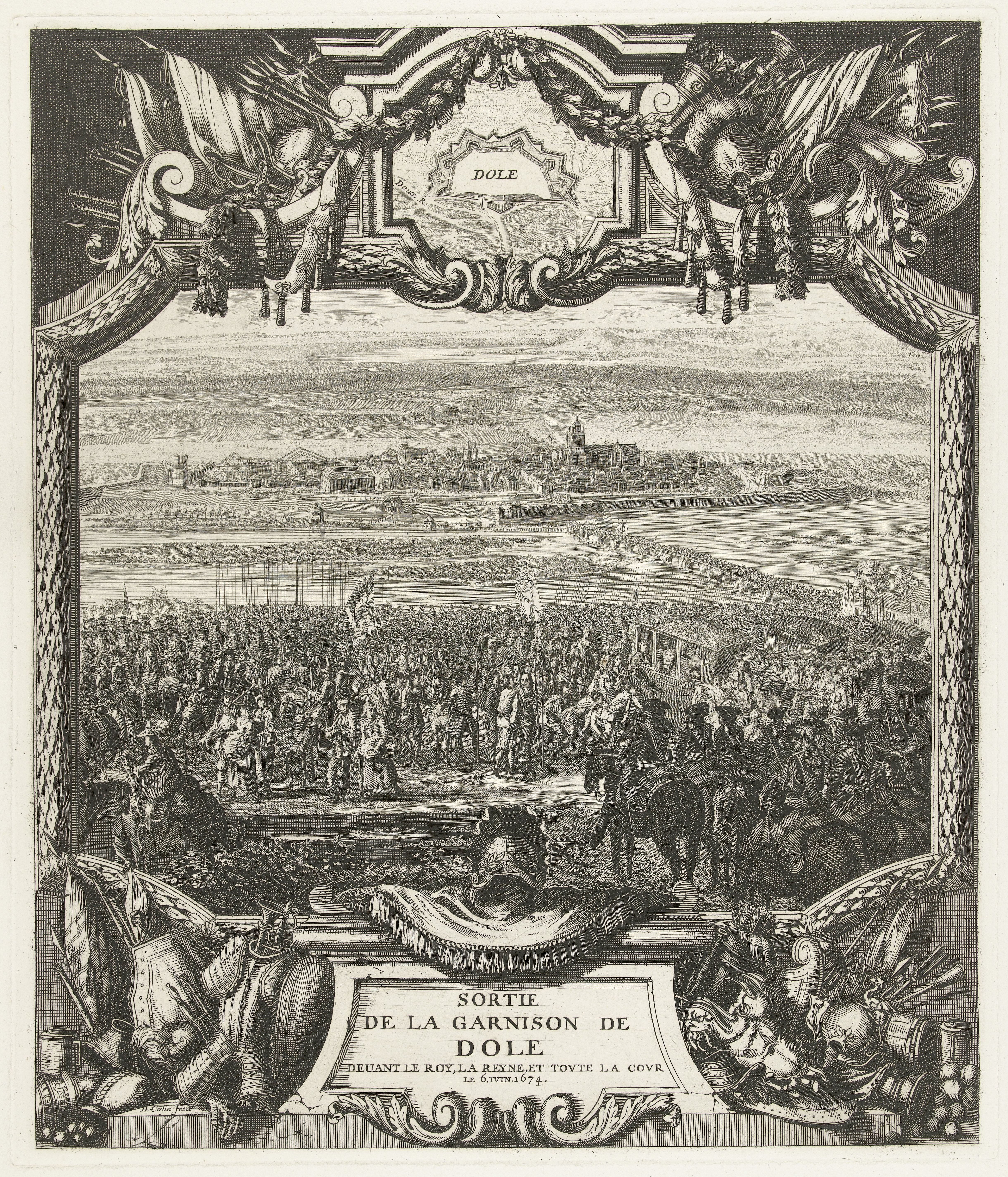 Inname van de stad Dole door de Franse troepen, 1674