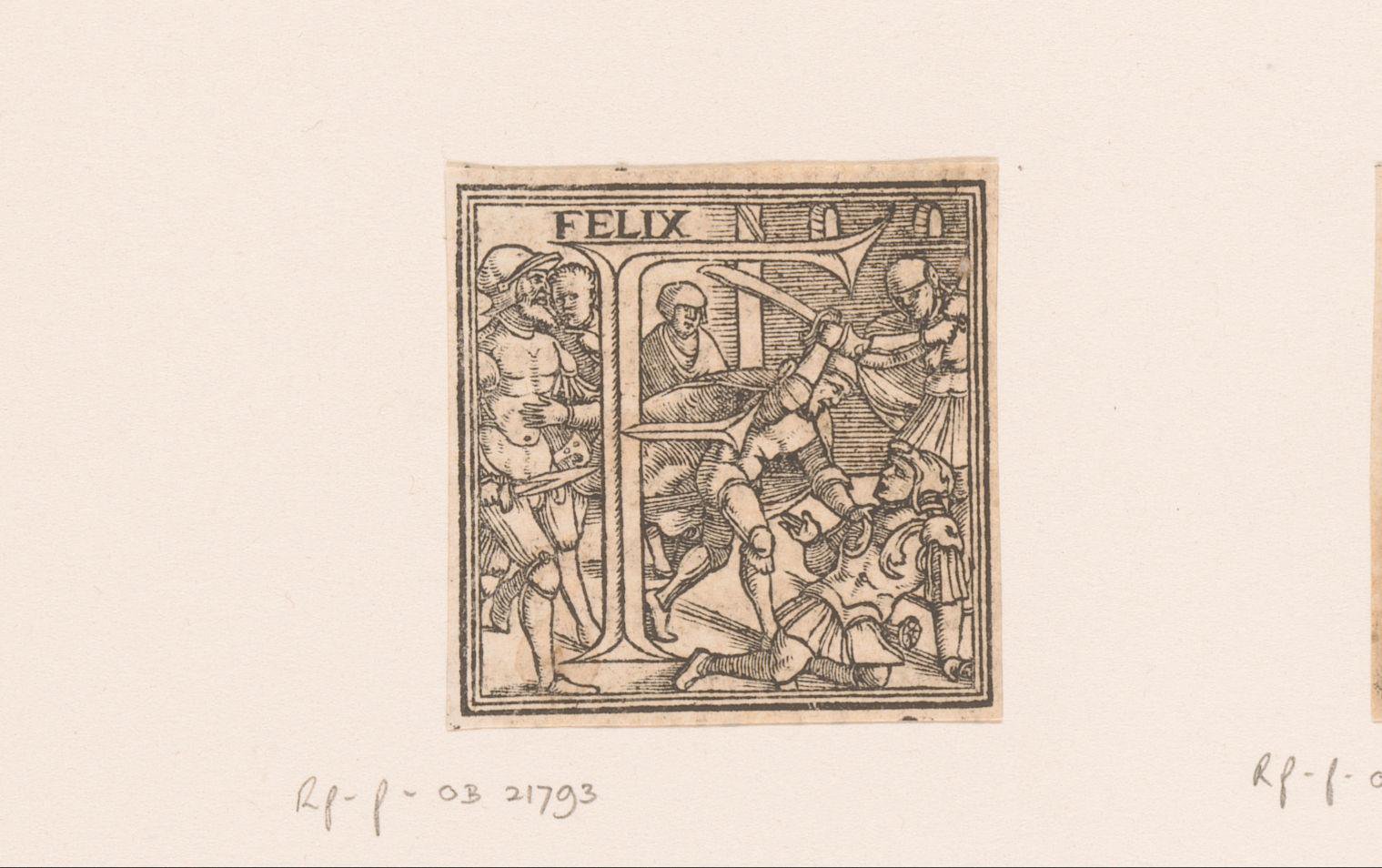 Letter F: Felix, soldaten doden een soldaat