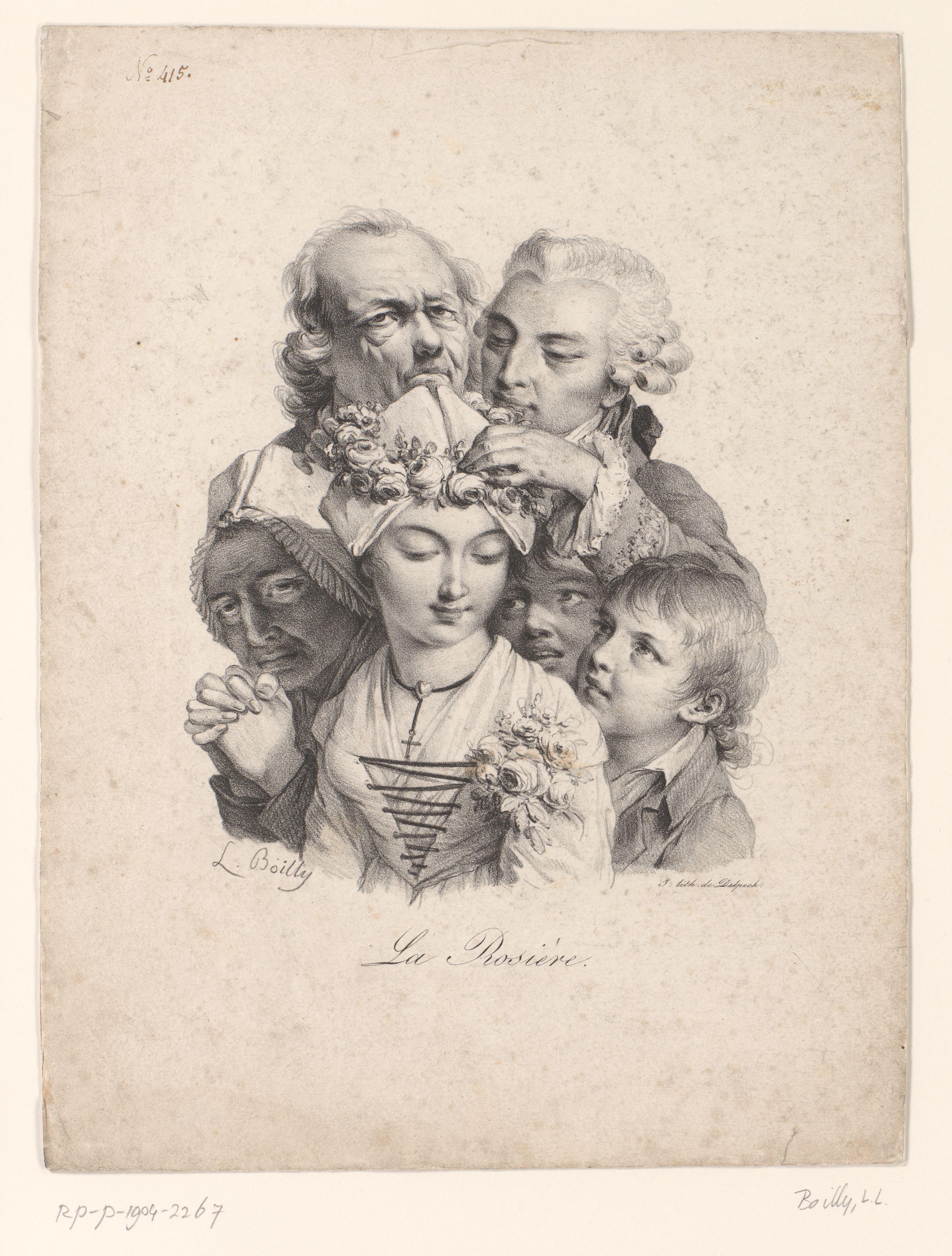 Deugdzaam meisje ontvangt een rozenkrans